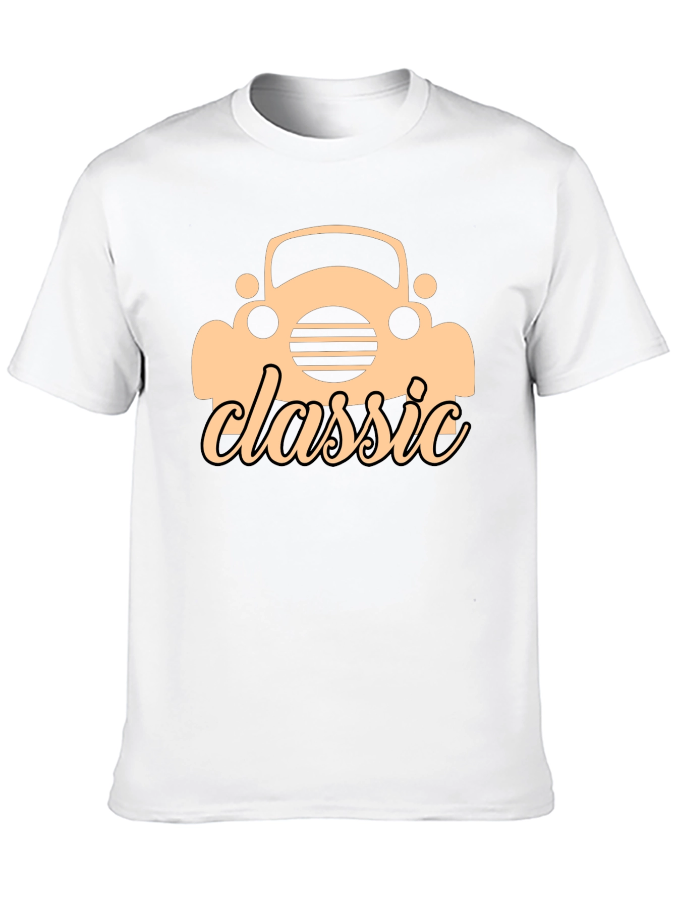 Classic Car Graphic Black T-Shirt