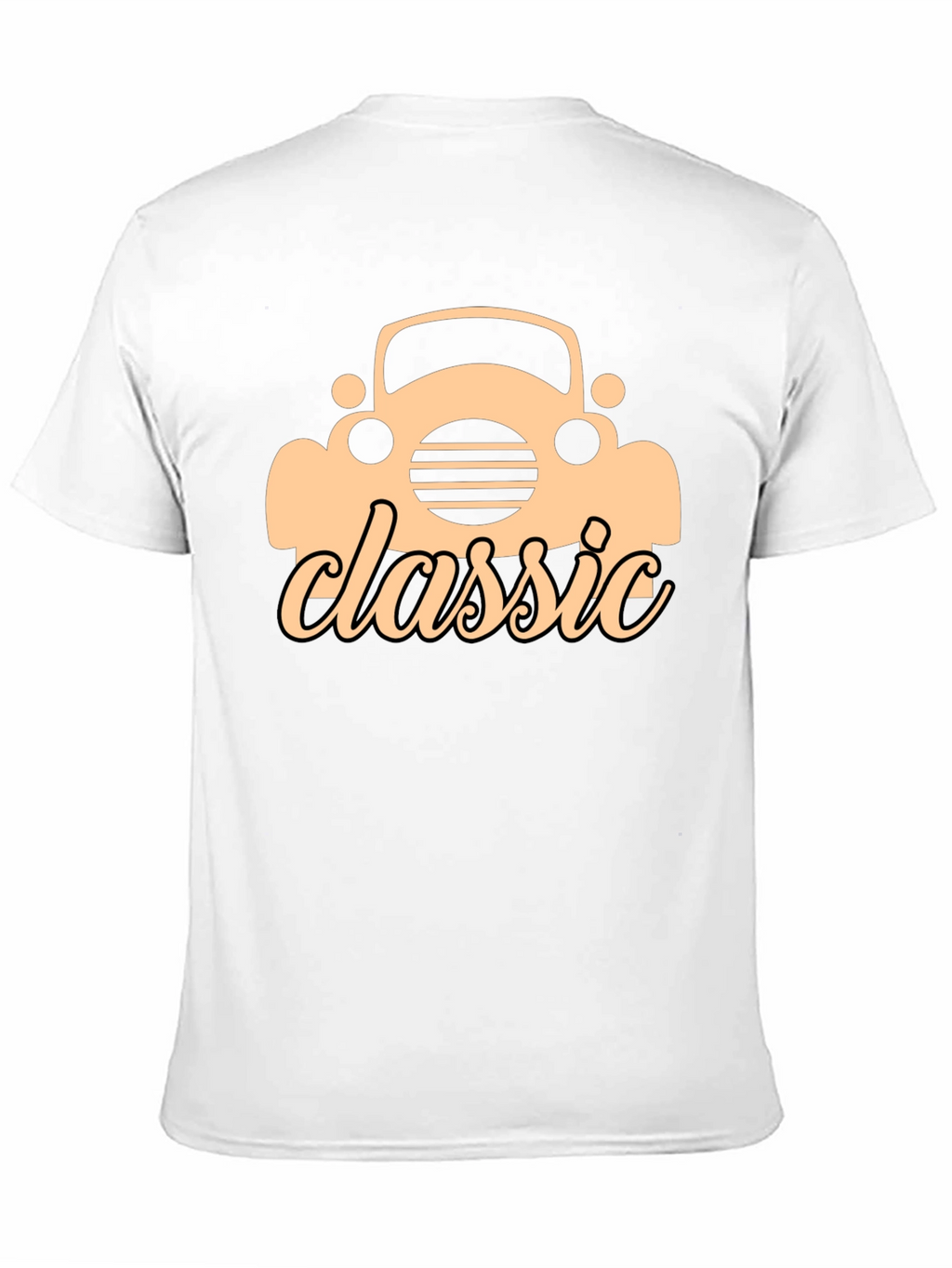 Classic Car Graphic Black T-Shirt