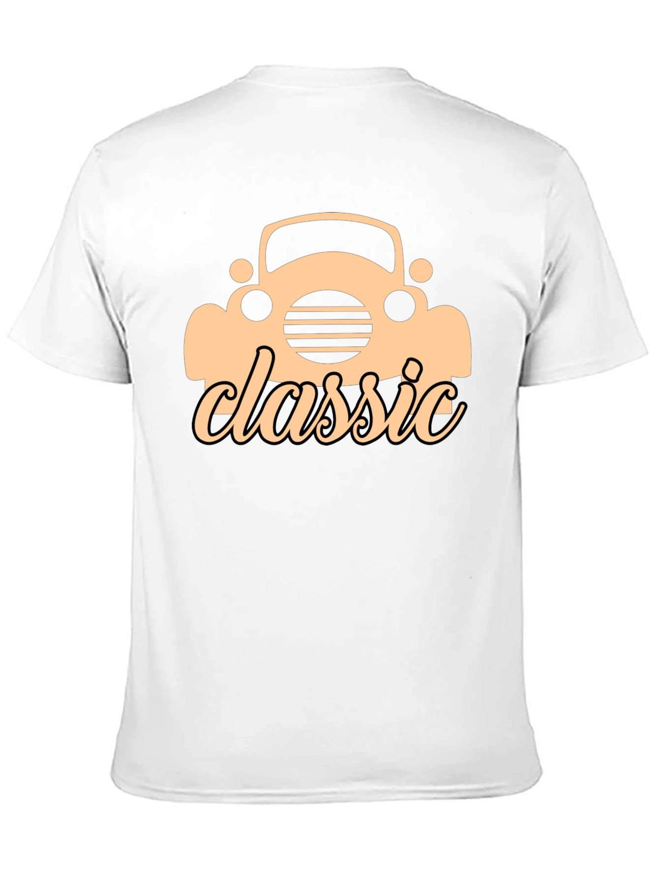 Classic Car Graphic Black T-Shirt