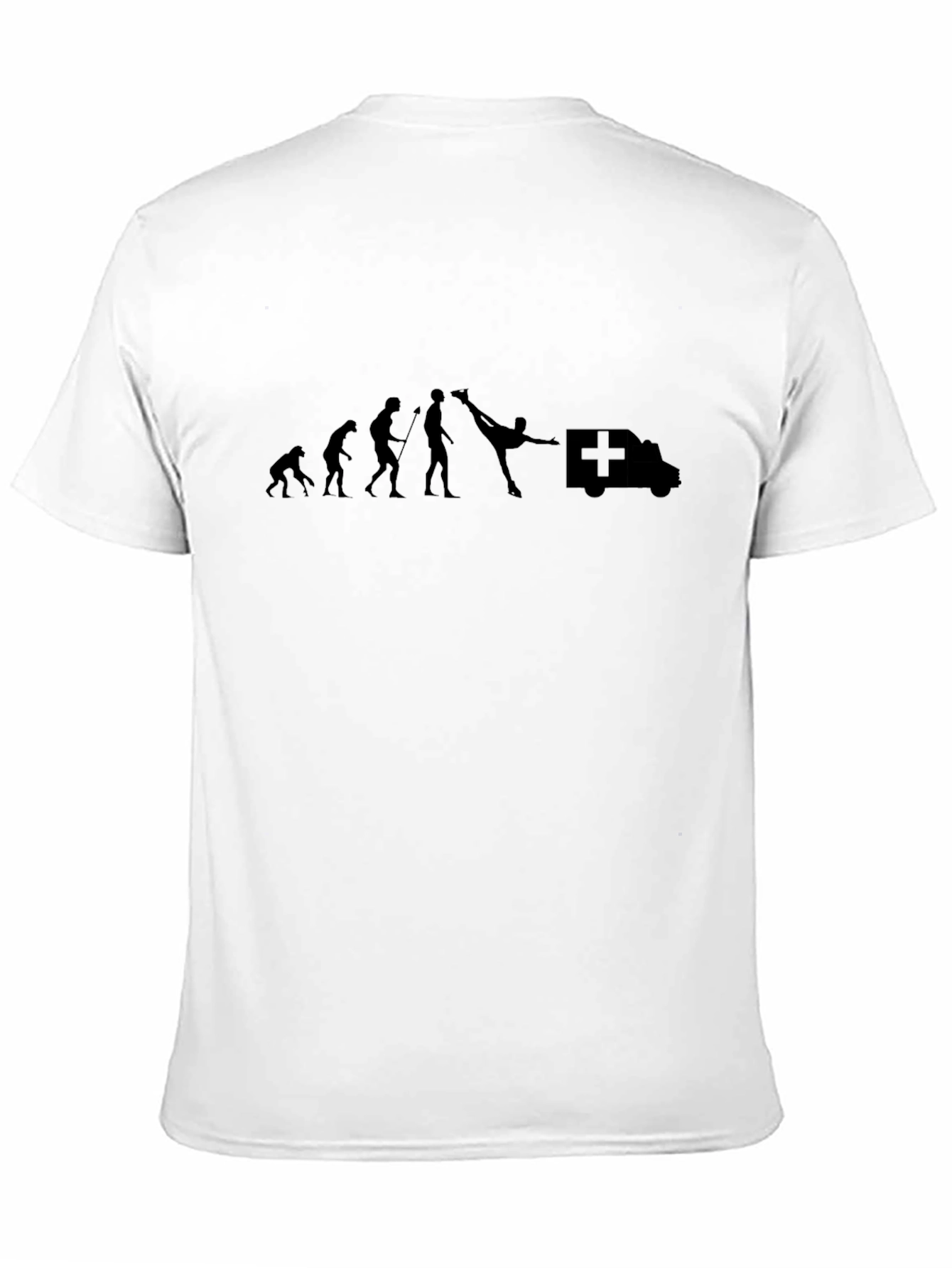 Evolution of Kicking Ambulance T-Shirt