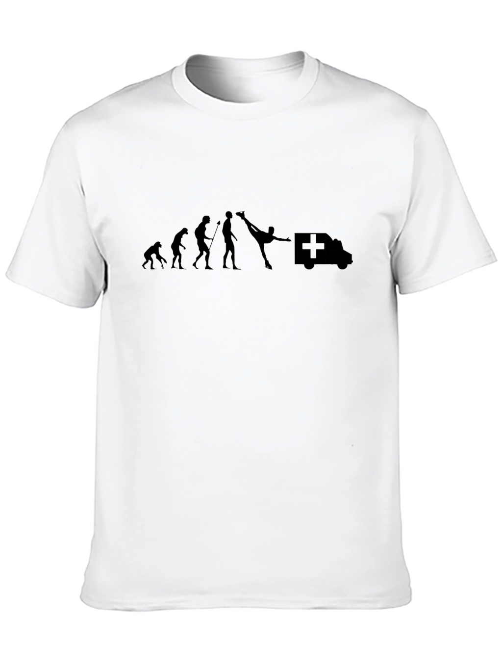Evolution of Kicking Ambulance T-Shirt