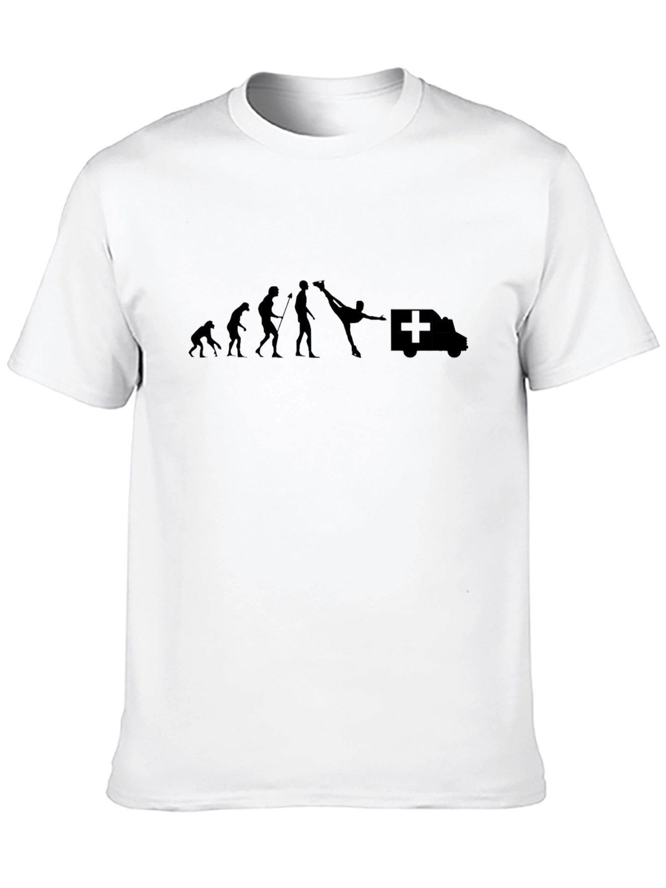 Evolution of Kicking Ambulance T-Shirt