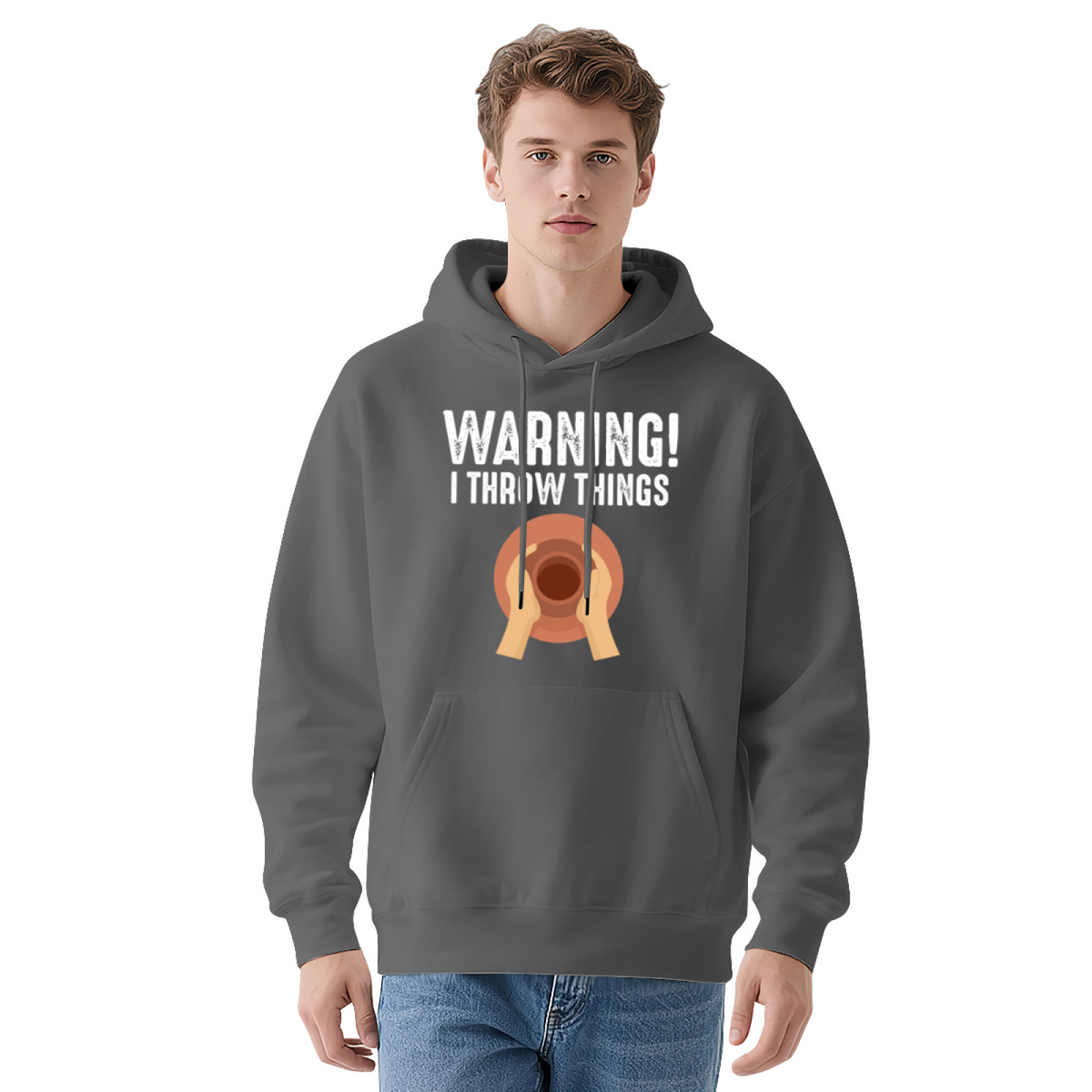 Modern Style Graphic Hoodie - Eye-Catching Design #0511