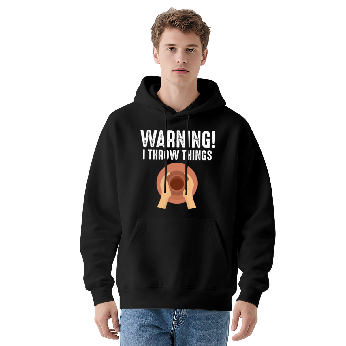 Modern Style Graphic Hoodie - Eye-Catching Design #0511