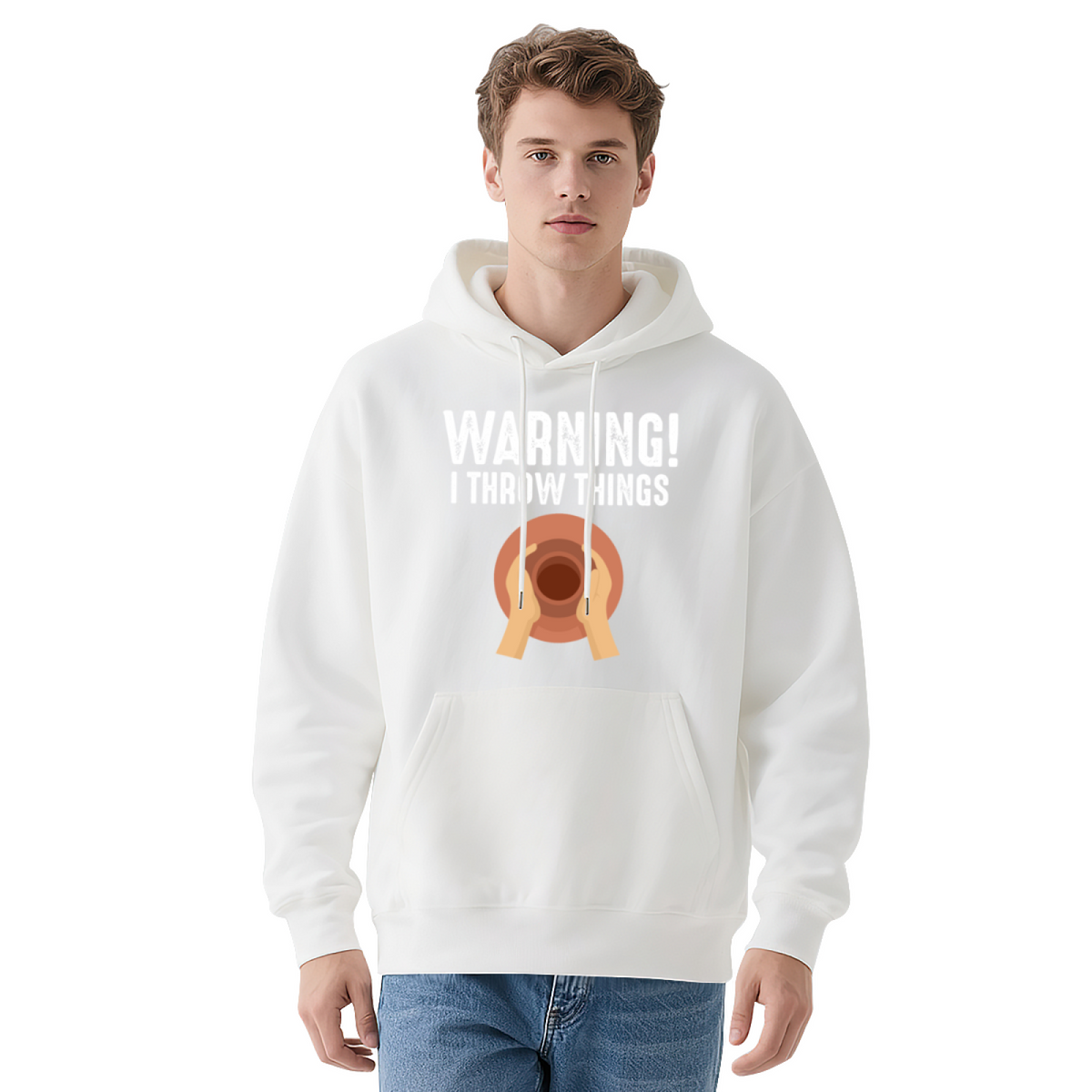 Modern Style Graphic Hoodie - Eye-Catching Design #0511