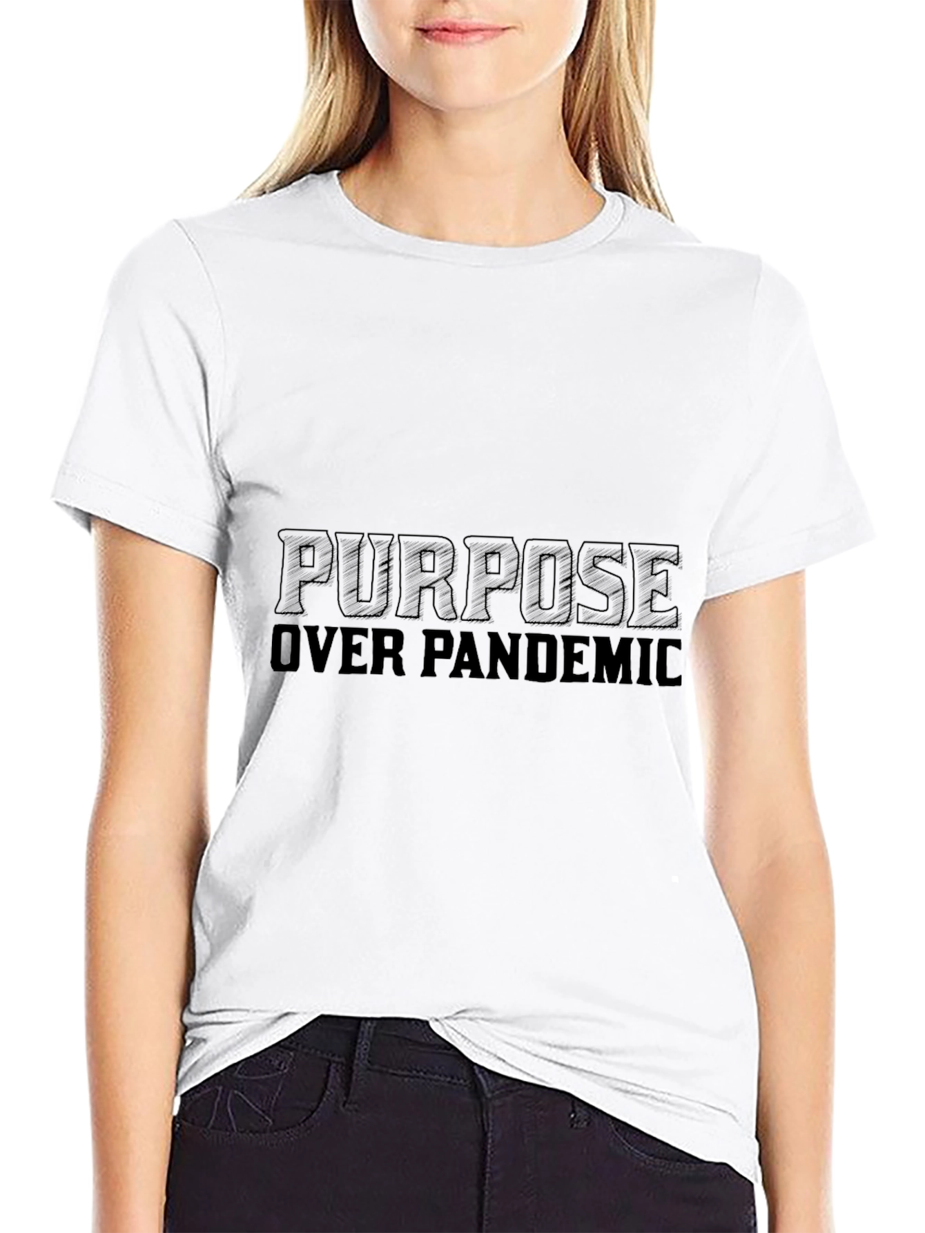 Purpose Over Pandemic Black T-Shirt