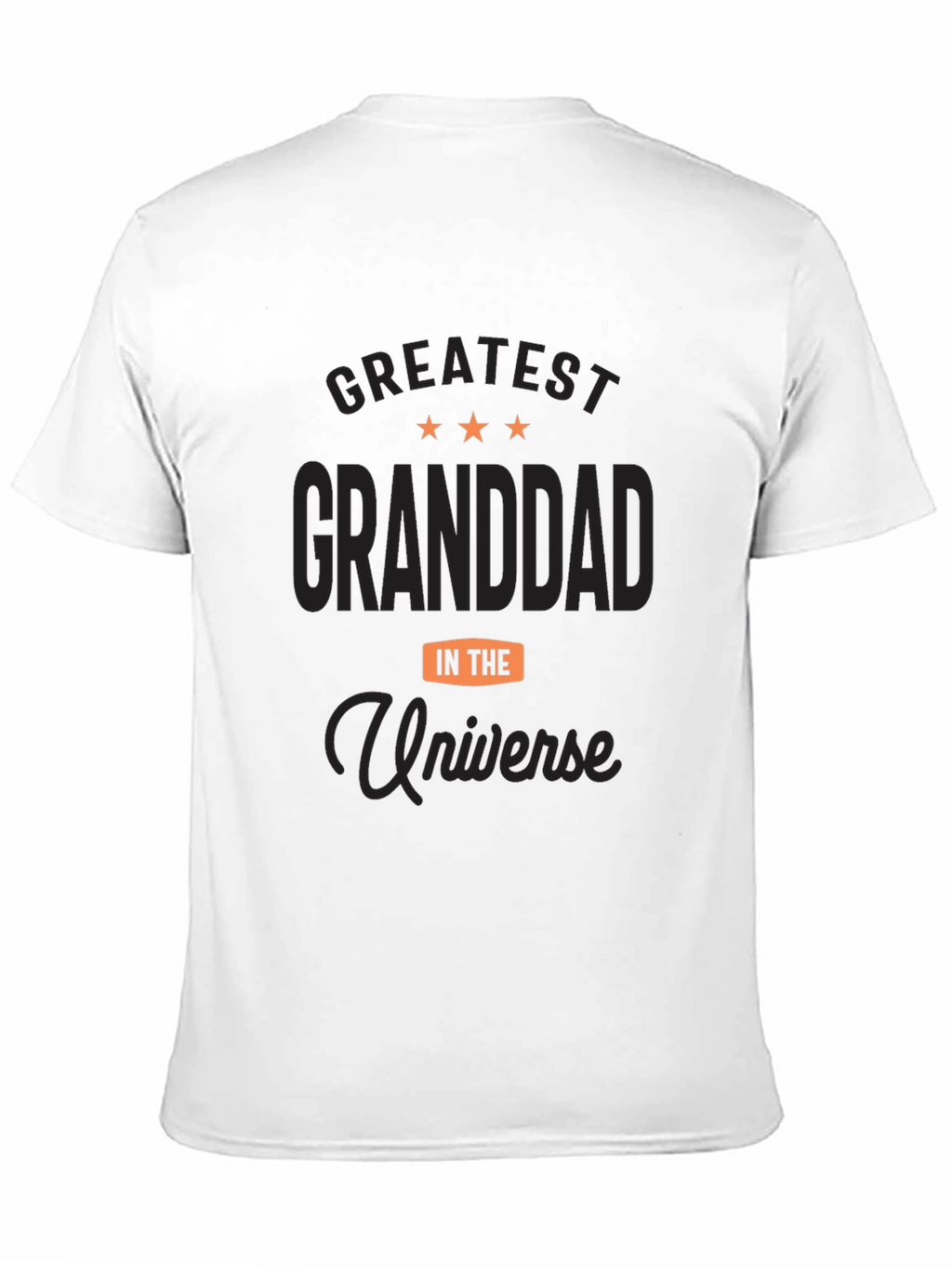 Greatest Granddad Universe Black T-Shirt