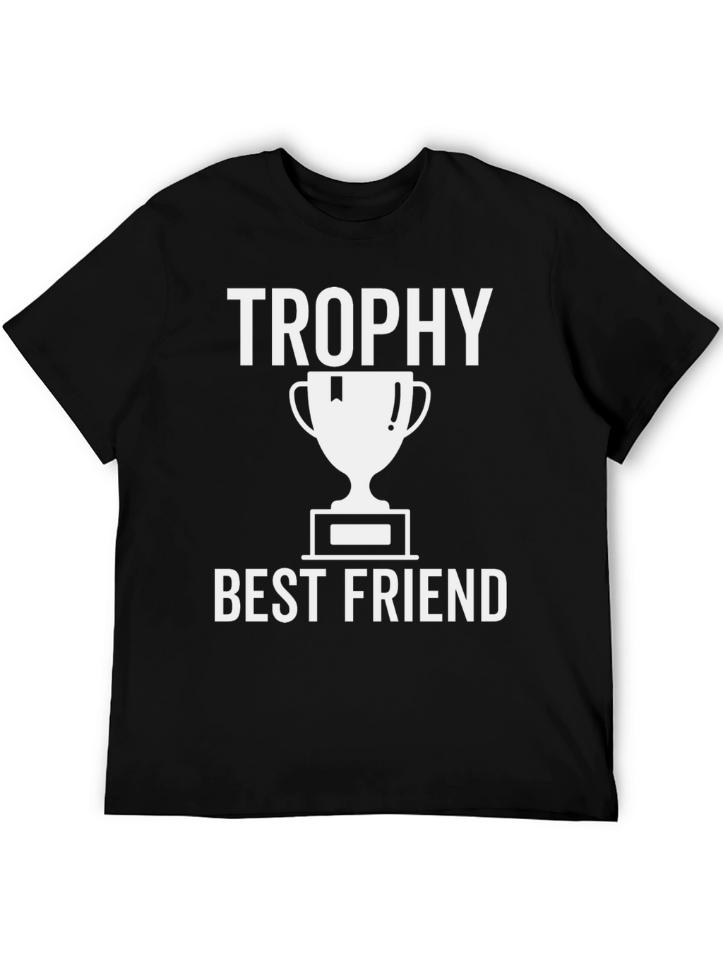 Trophy Best Friend Graphic Tee - Black