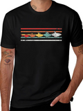 Retro Shark Line T-Shirt