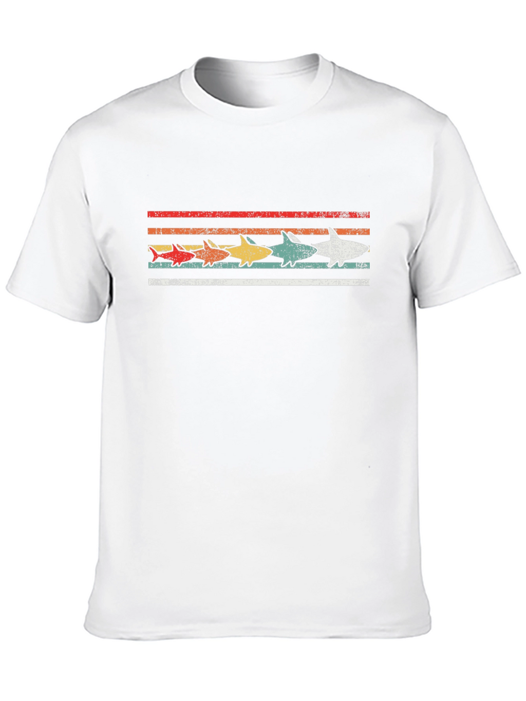 Retro Shark Line T-Shirt