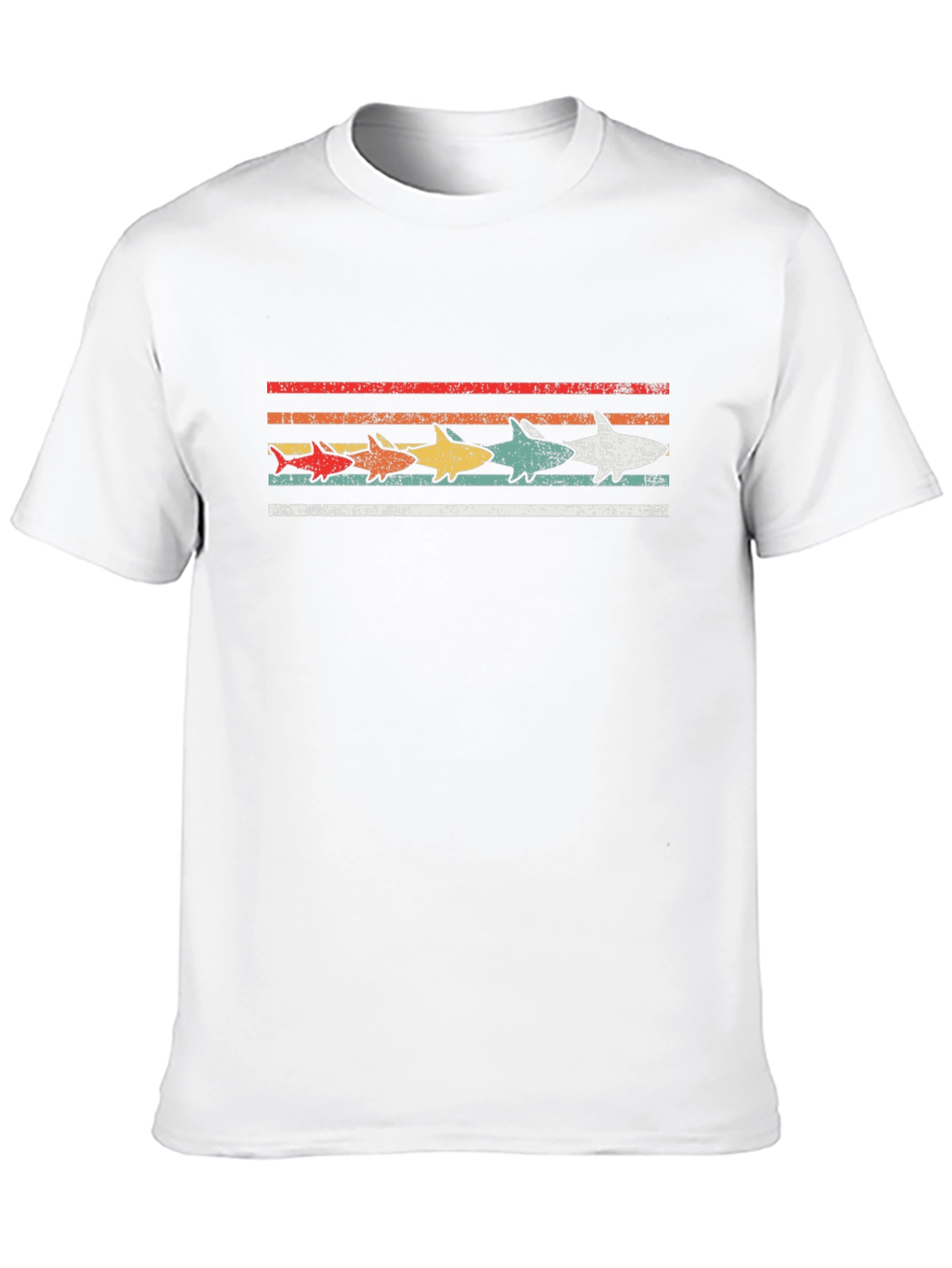 Retro Shark Line T-Shirt