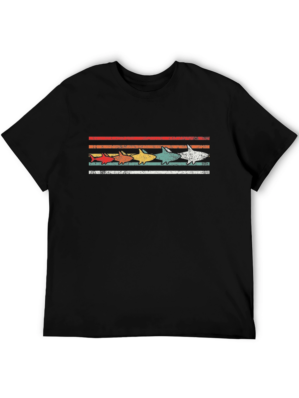 Retro Shark Line T-Shirt