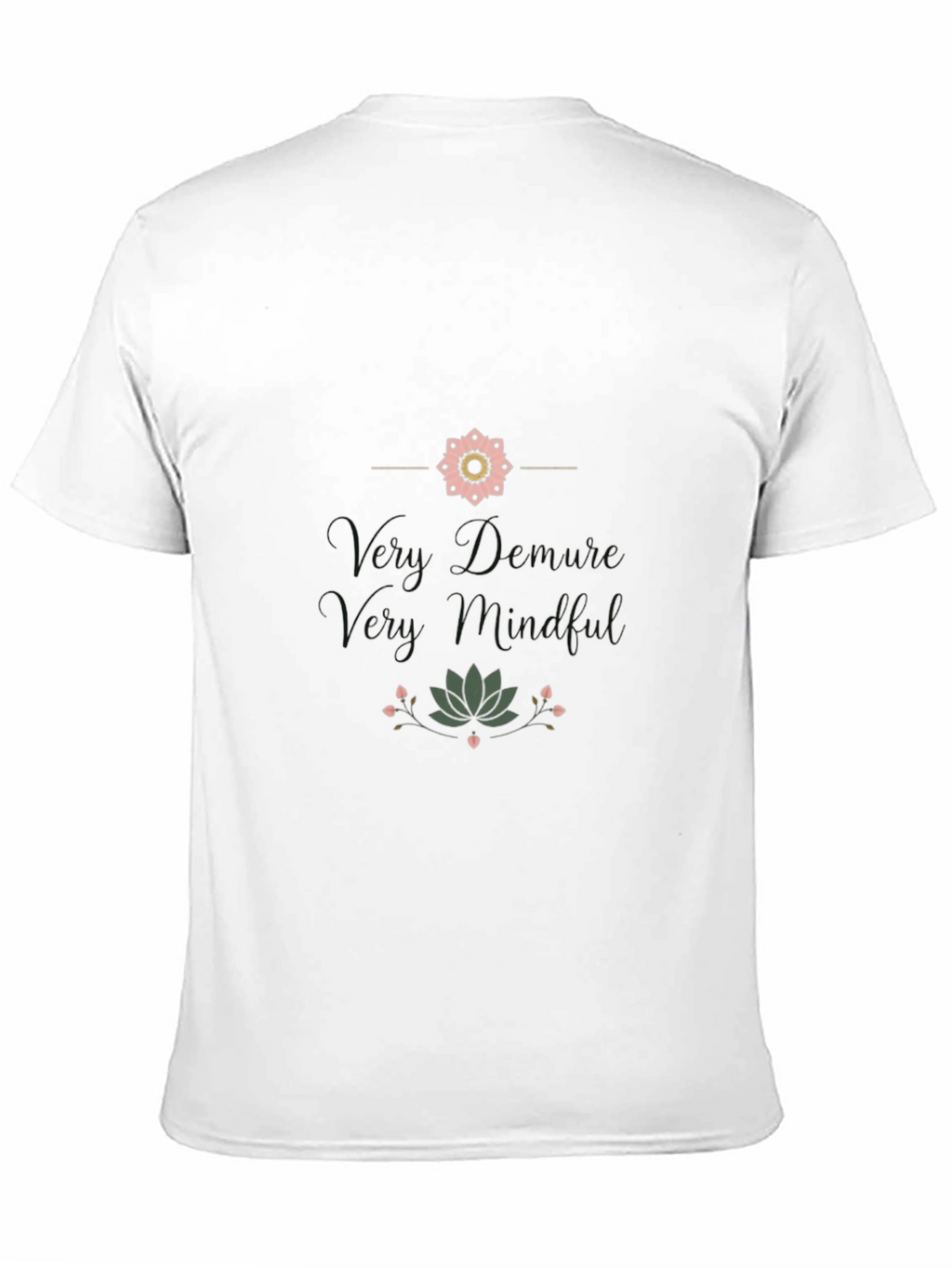 Mindful Graphic Print Black T-Shirt