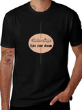 Live Your Dream Graphic T-Shirt - Black