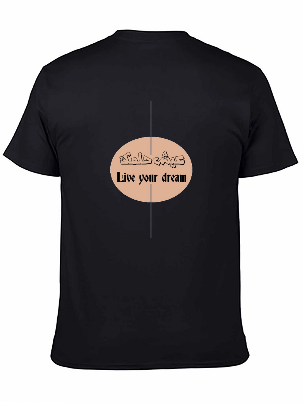 Live Your Dream Graphic T-Shirt - Black