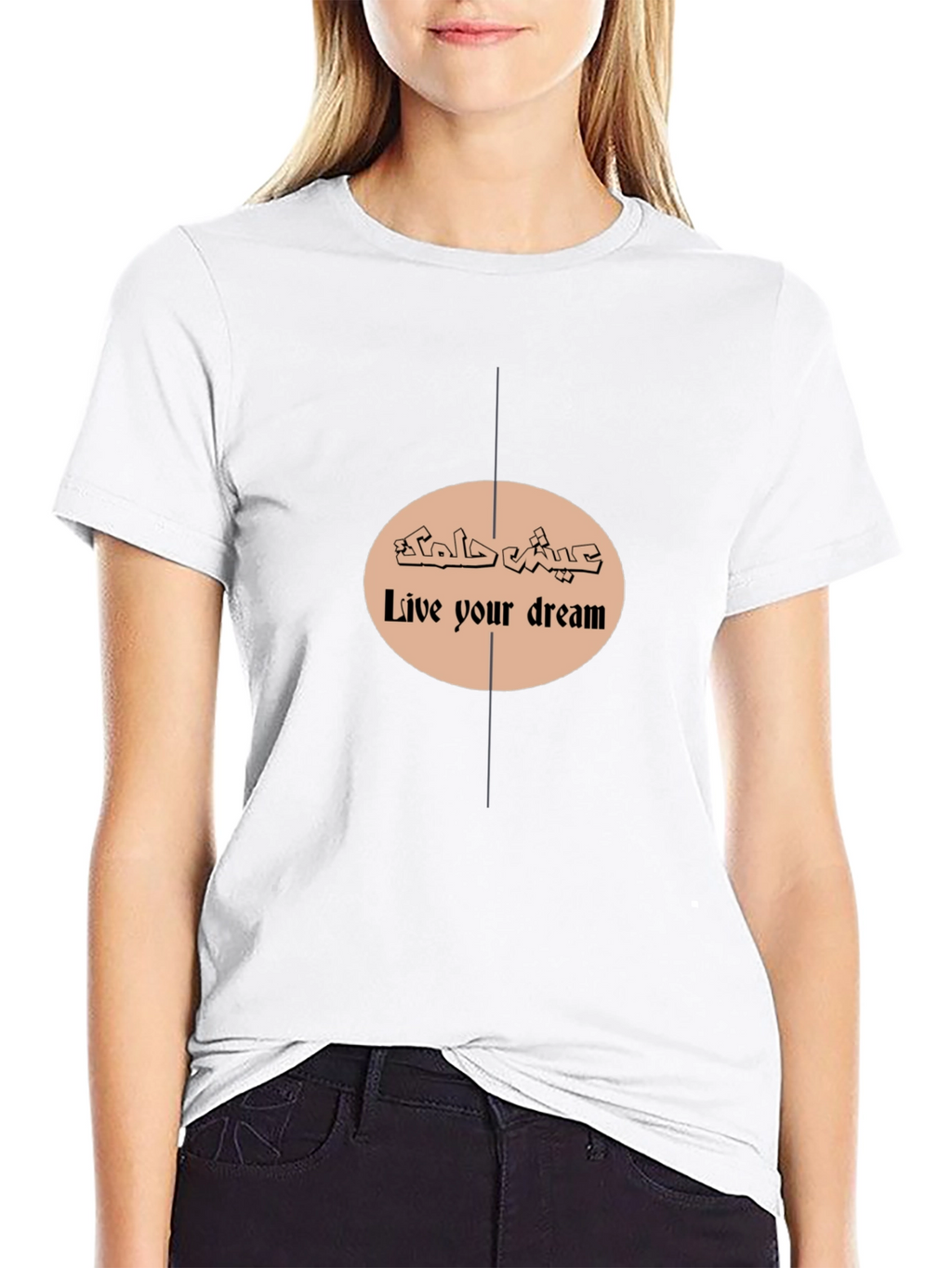 Live Your Dream Graphic T-Shirt - Black