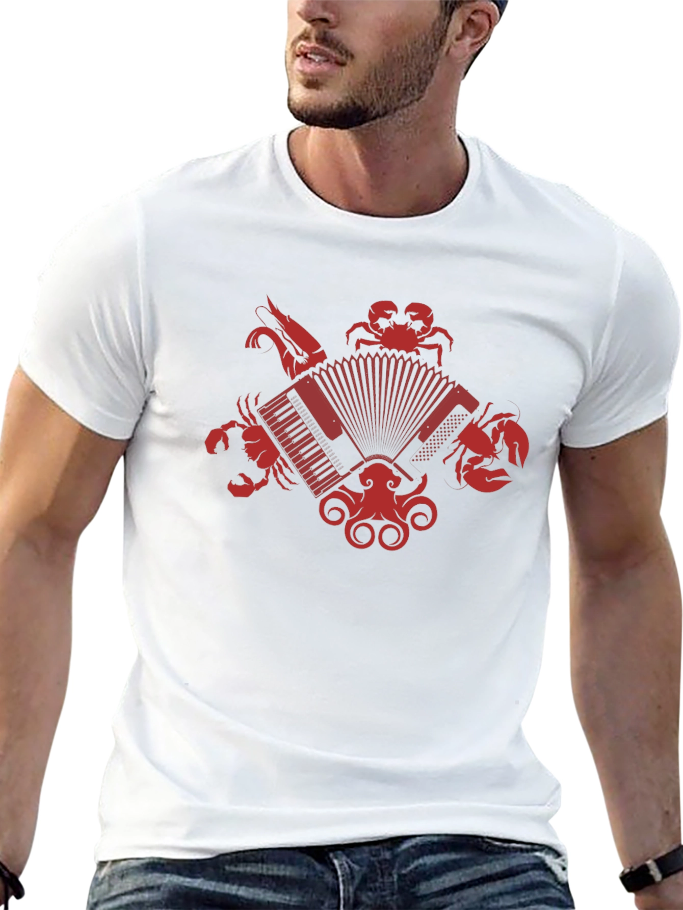 Seafood Accordion Graphic Tee