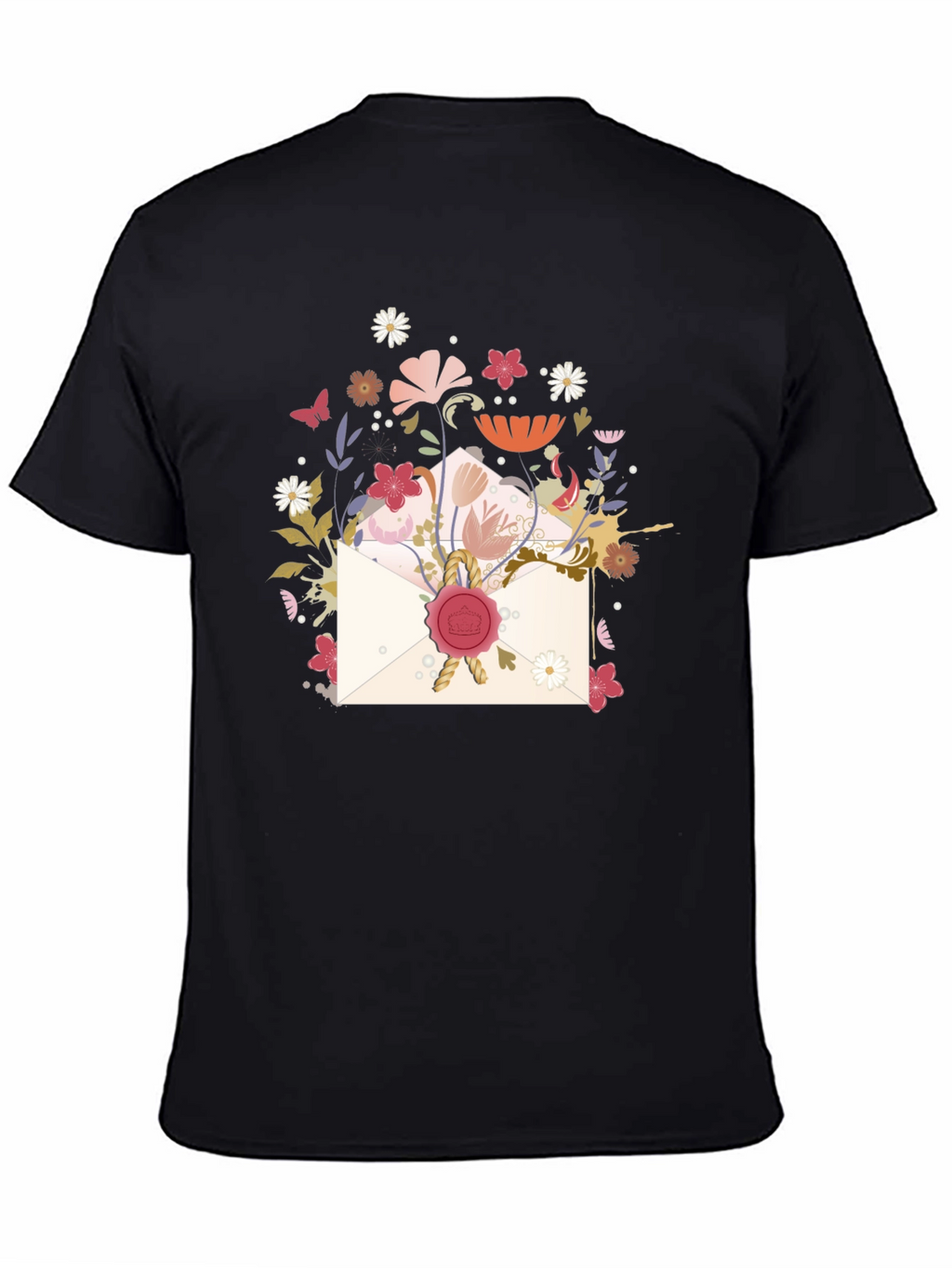 Floral Envelope Graphic Tee