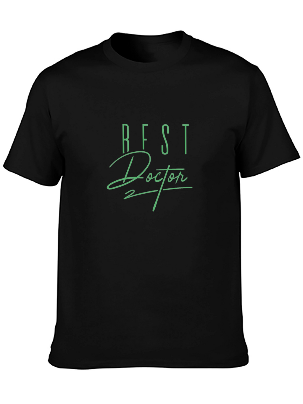 Best Doctor T-Shirt - Black Cotton Blend