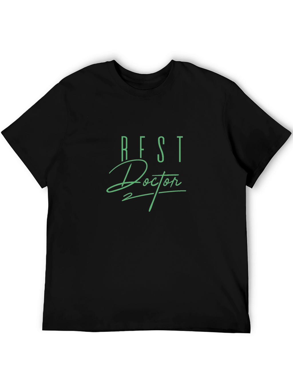 Best Doctor T-Shirt - Black Cotton Blend