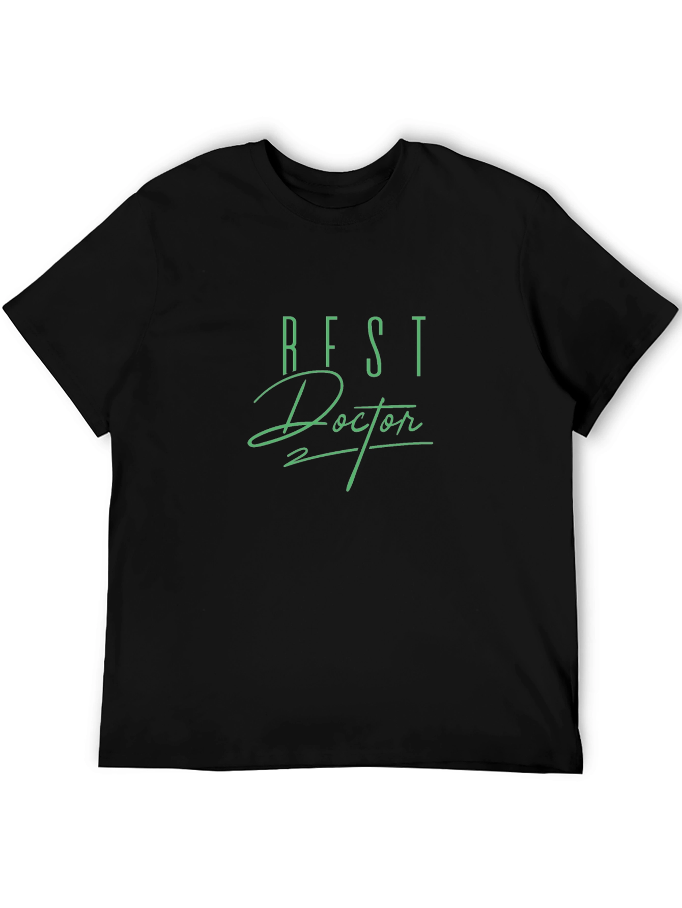 Best Doctor T-Shirt - Black Cotton Blend