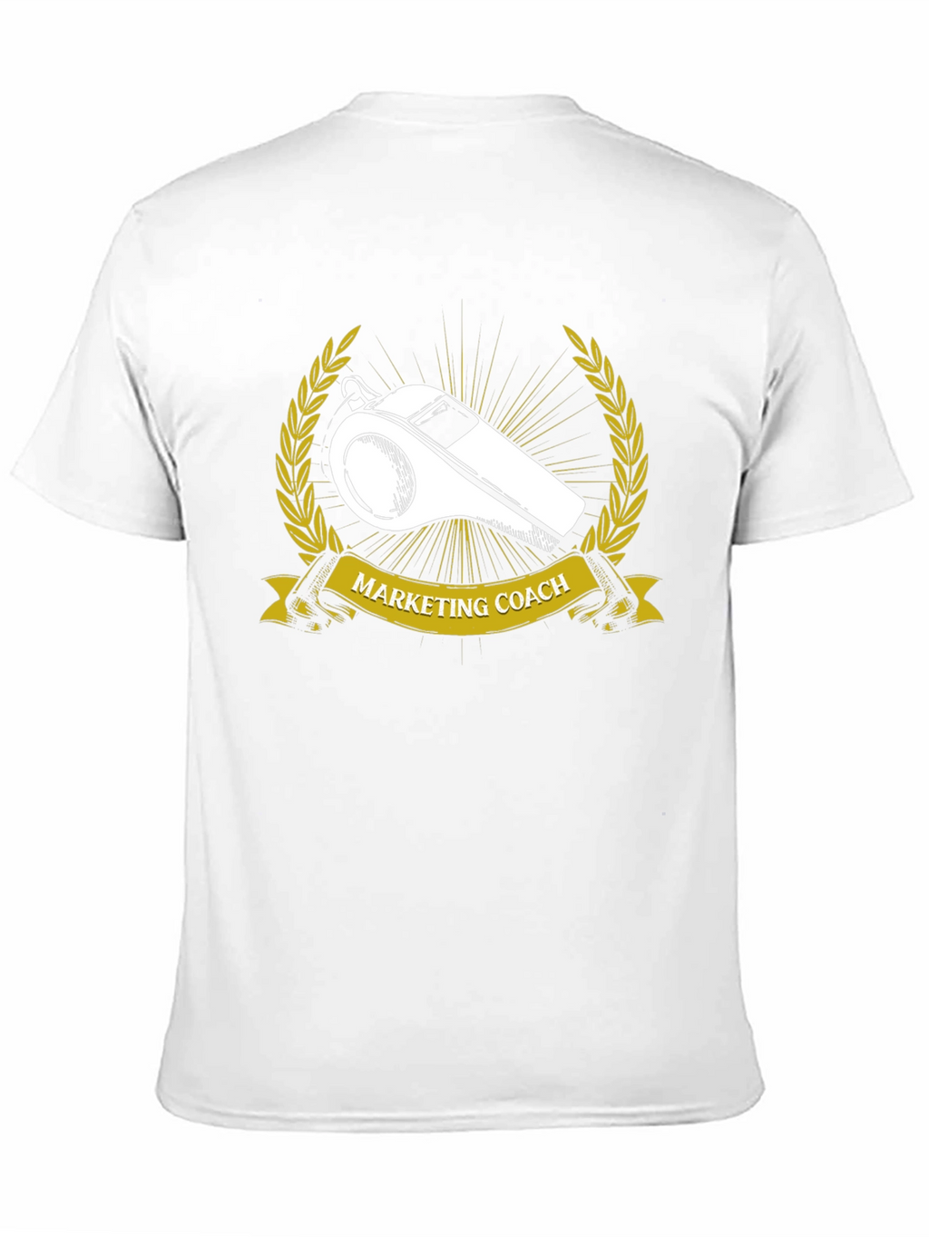 Marketing Coach Whistle Graphic T-Shirt