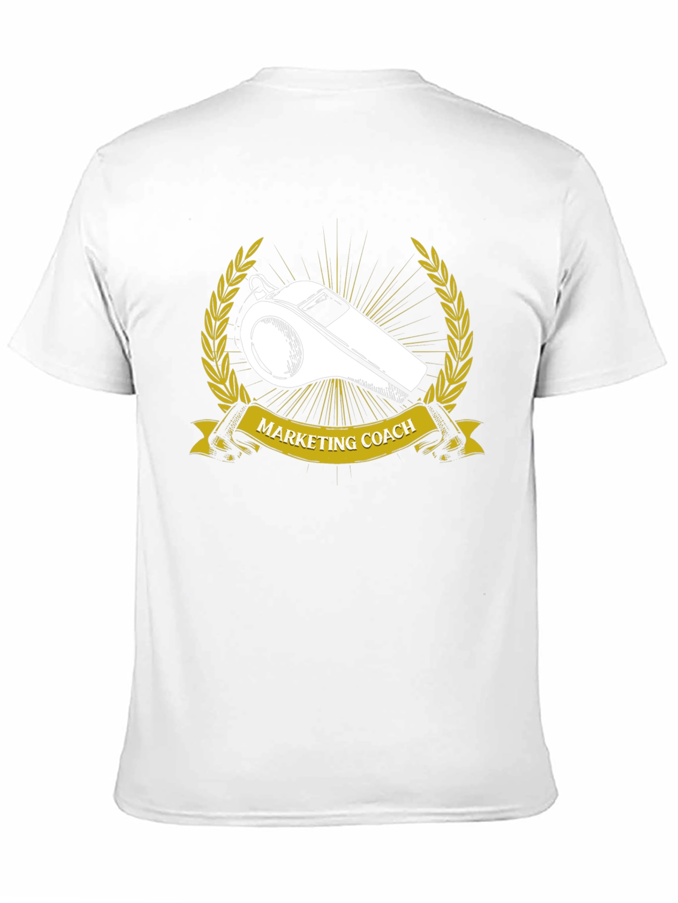Marketing Coach Whistle Graphic T-Shirt