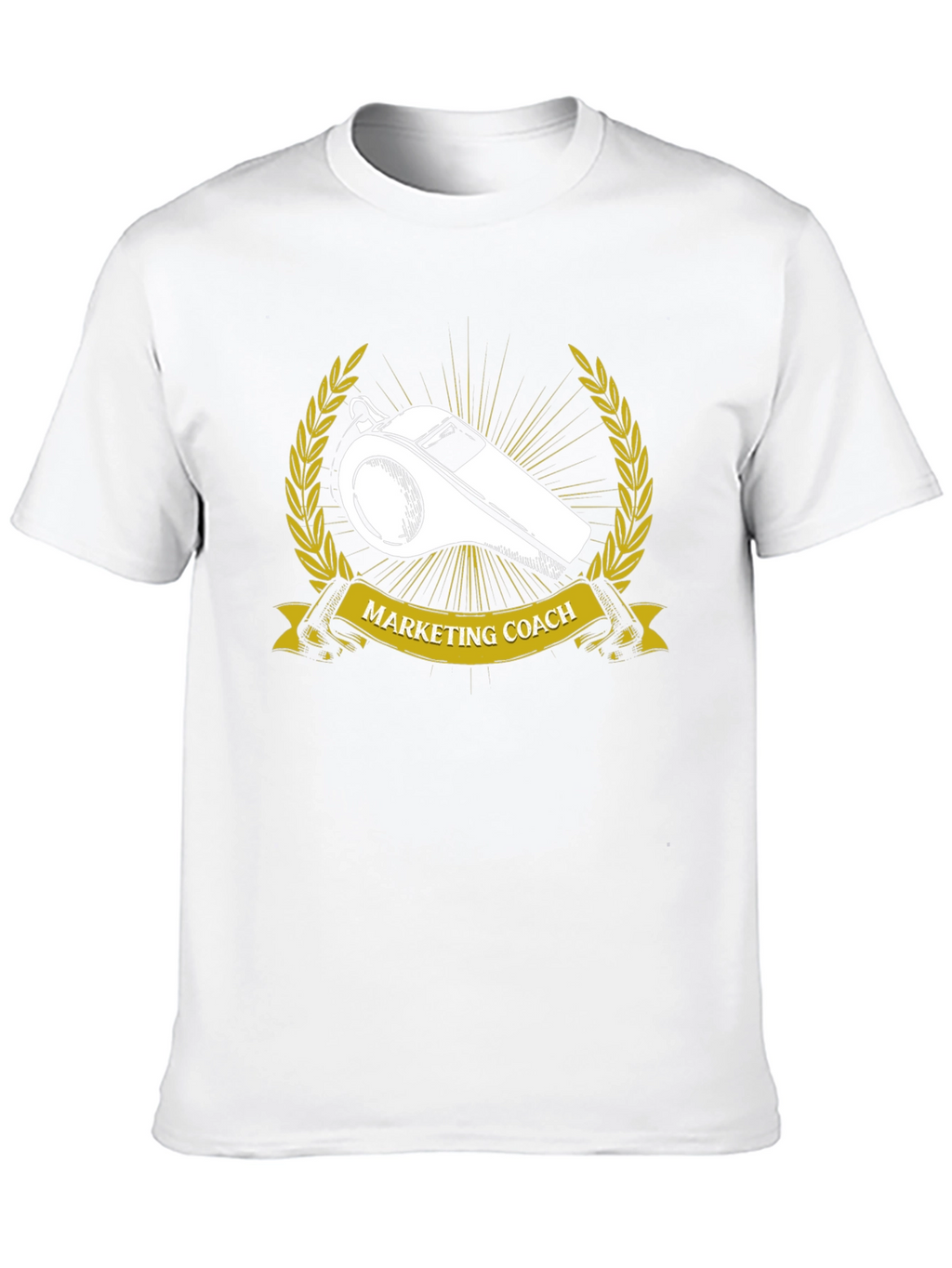 Marketing Coach Whistle Graphic T-Shirt