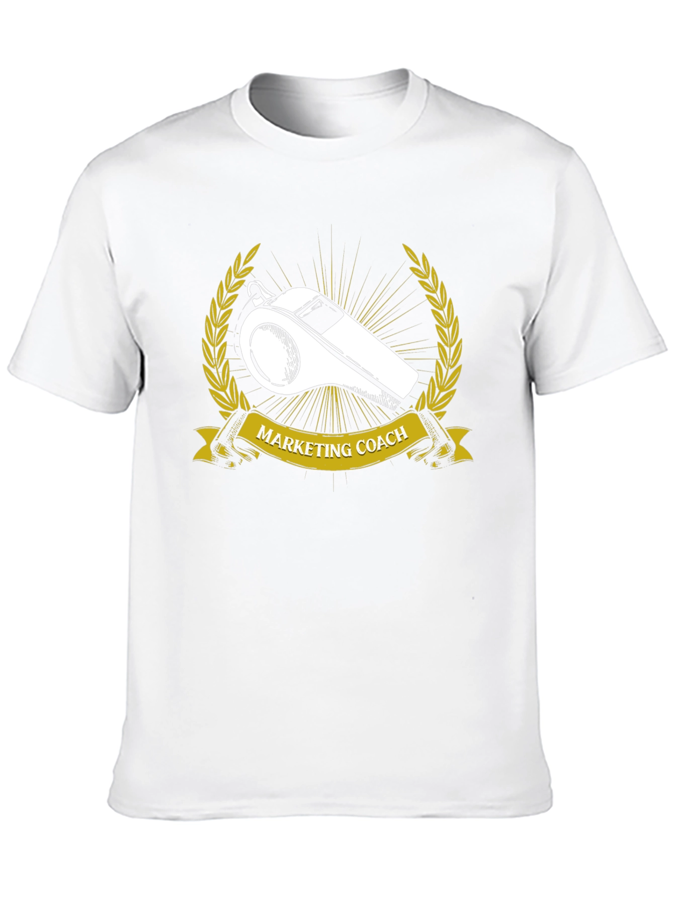 Marketing Coach Whistle Graphic T-Shirt