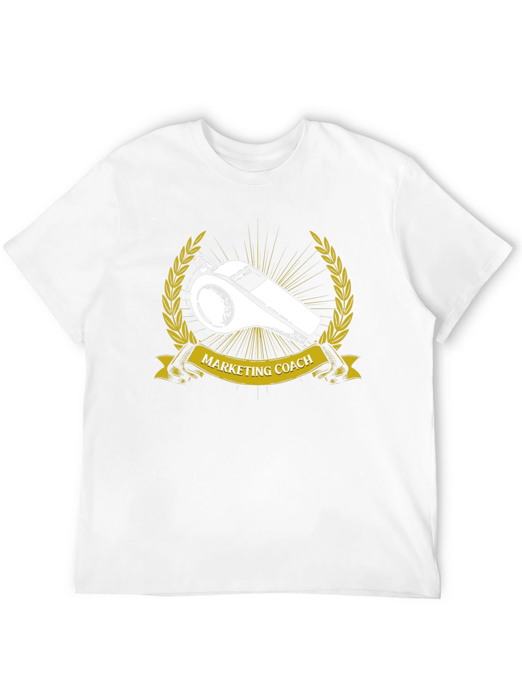 Marketing Coach Whistle Graphic T-Shirt