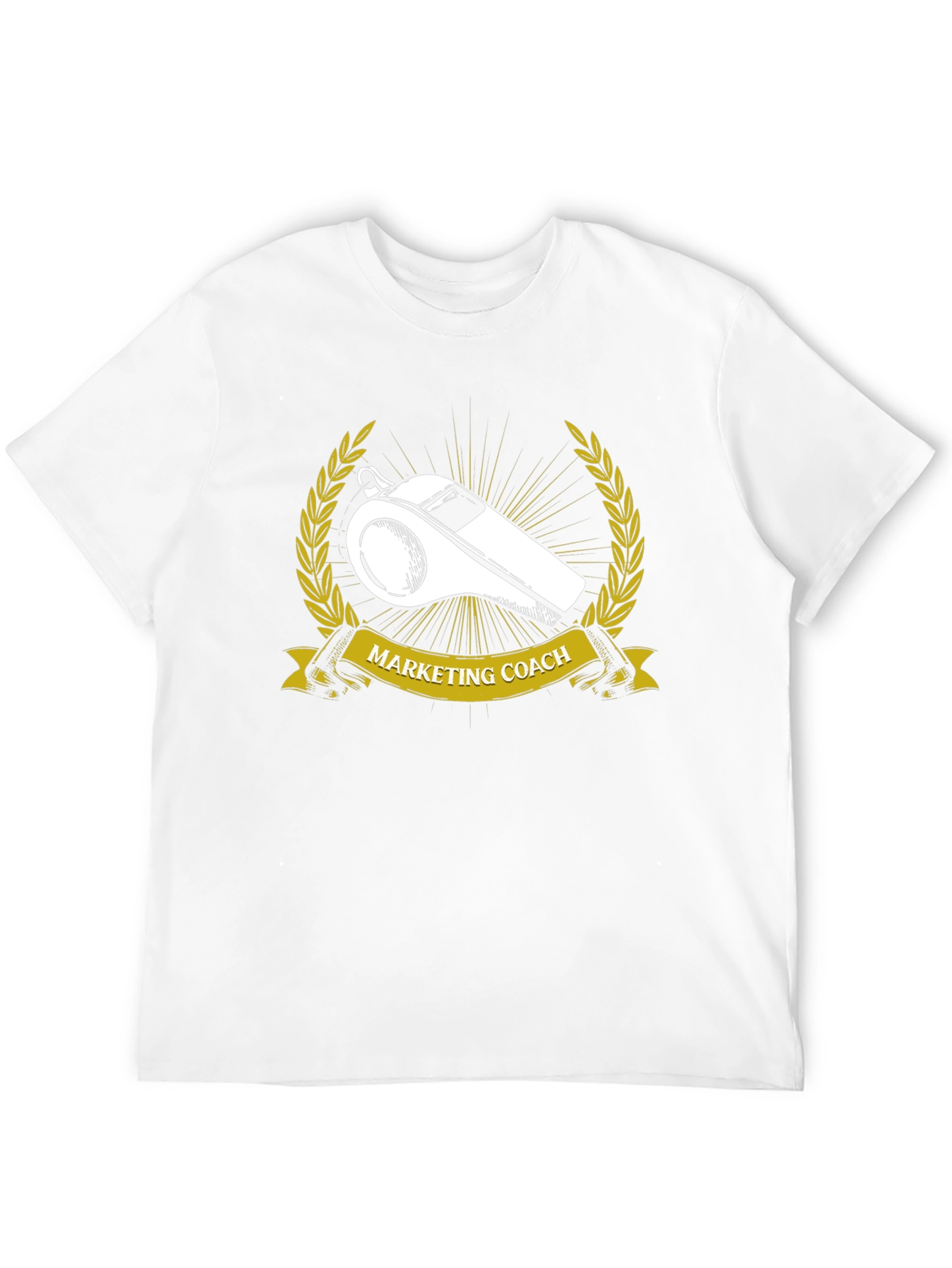 Marketing Coach Whistle Graphic T-Shirt