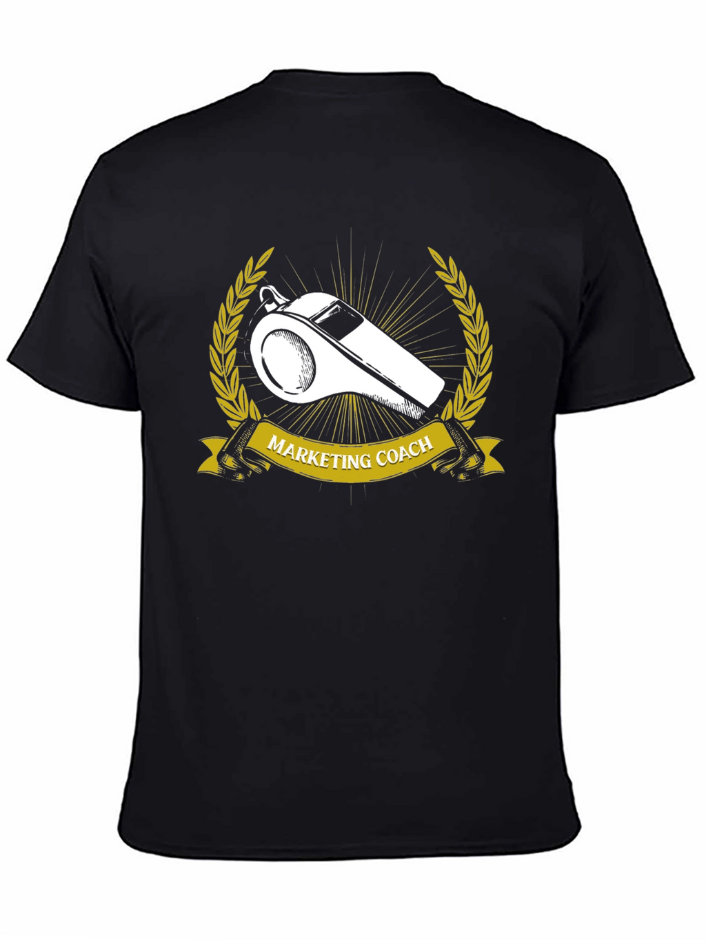 Marketing Coach Whistle Graphic T-Shirt