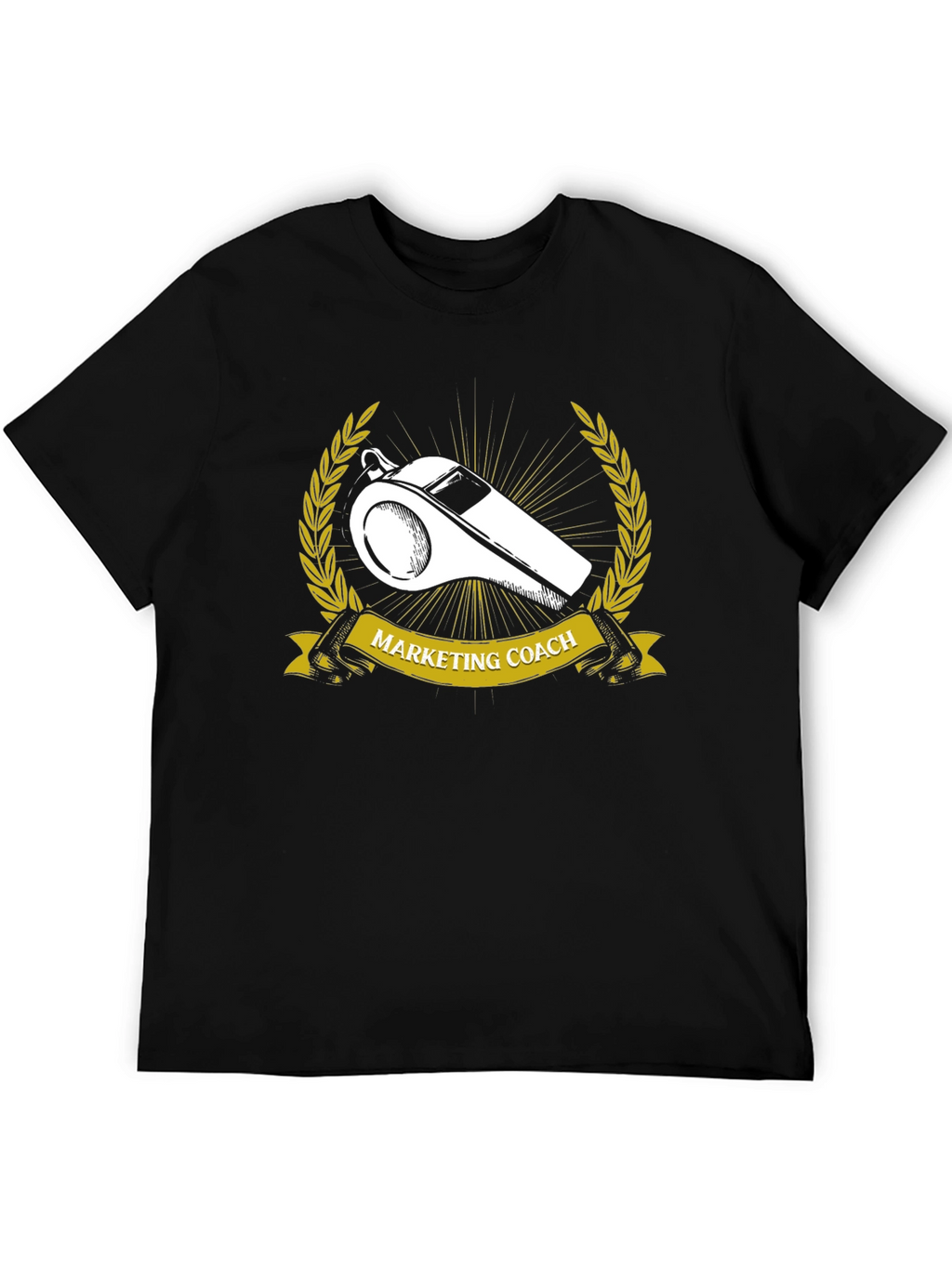 Marketing Coach Whistle Graphic T-Shirt
