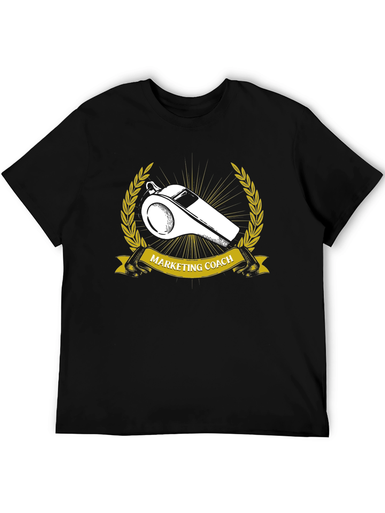 Marketing Coach Whistle Graphic T-Shirt