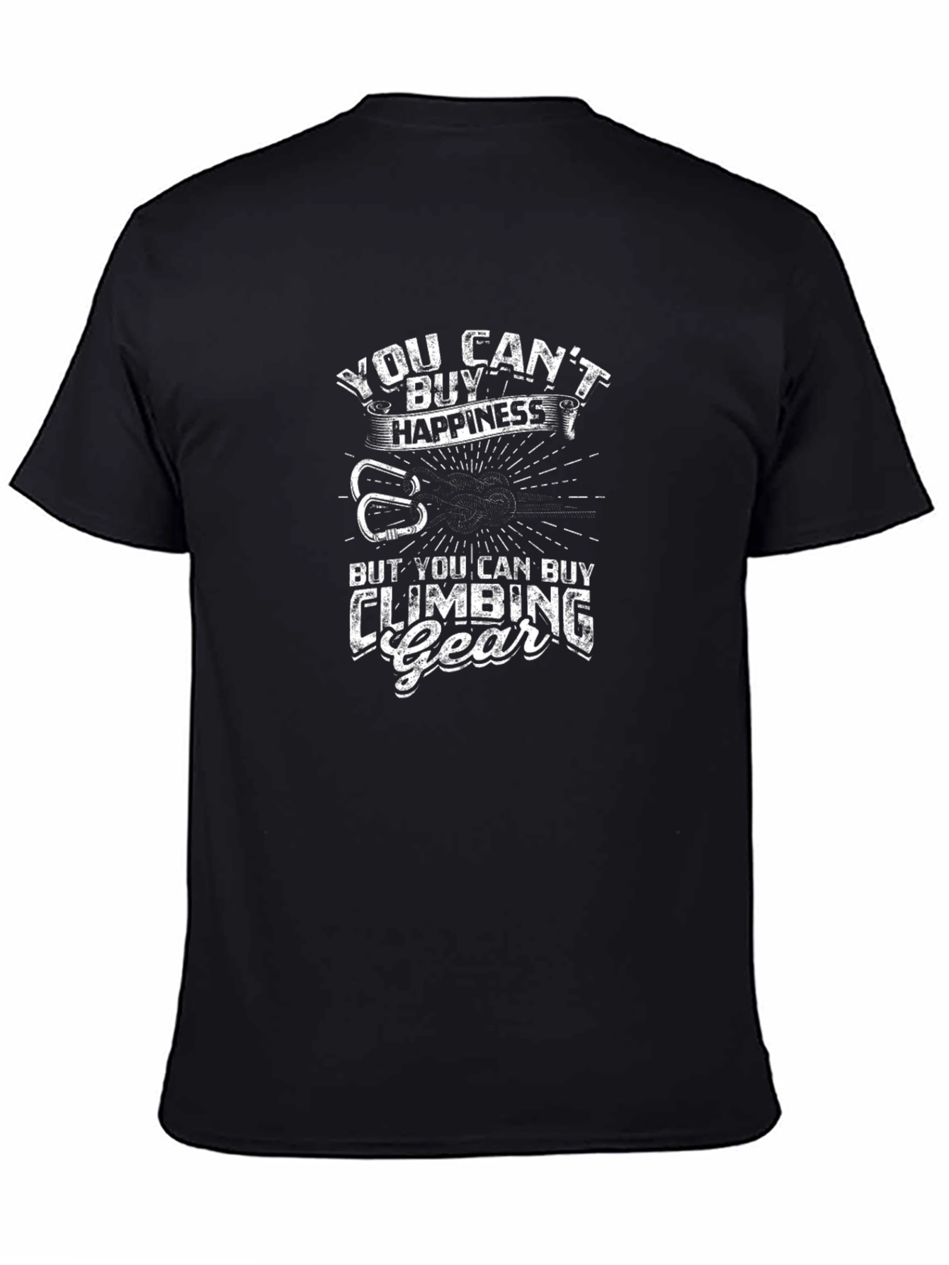 Climbing Gear Happiness Graphic T-Shirt