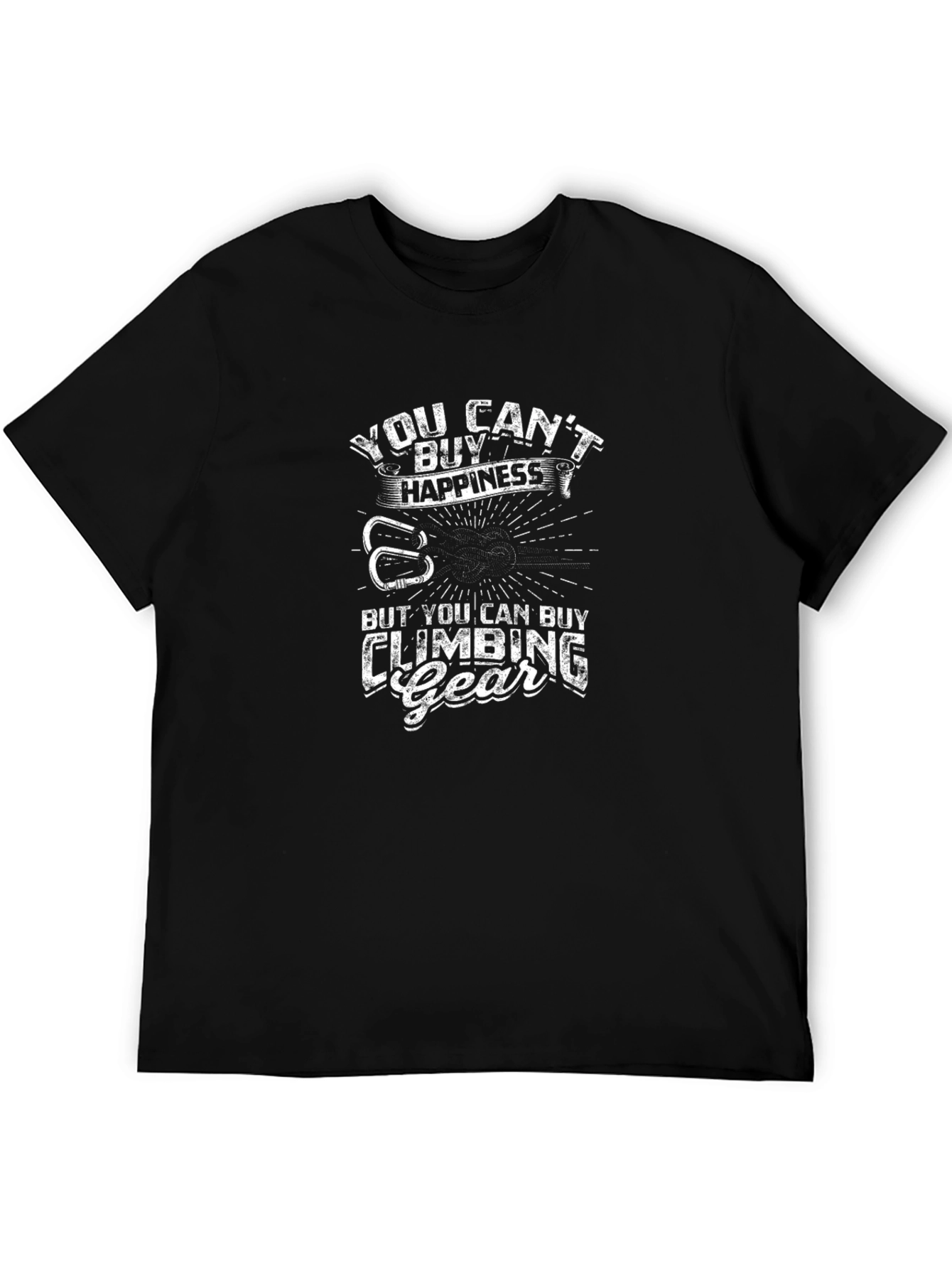 Climbing Gear Happiness Graphic T-Shirt