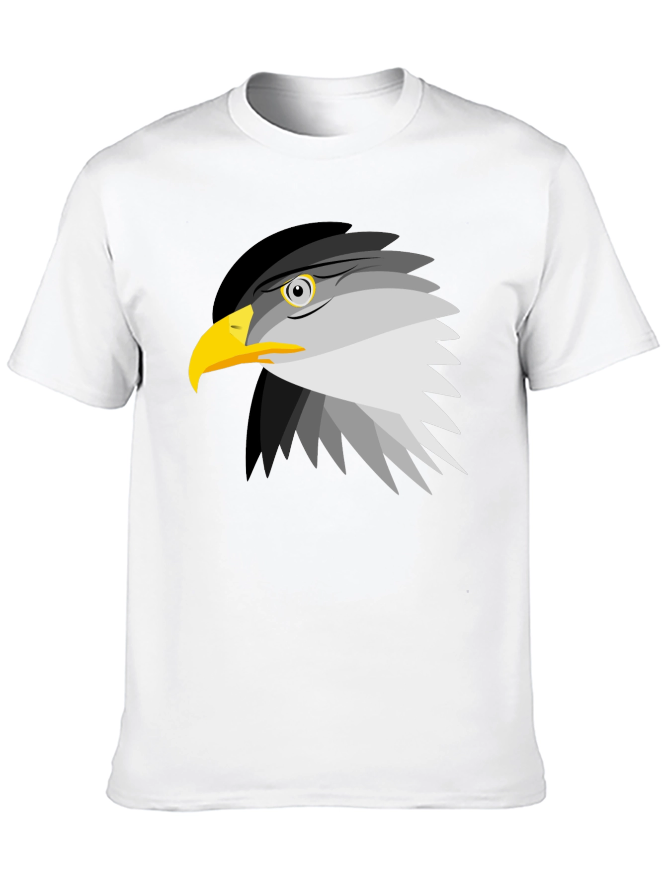 Eagle Graphic Tee - Black Cotton Blend