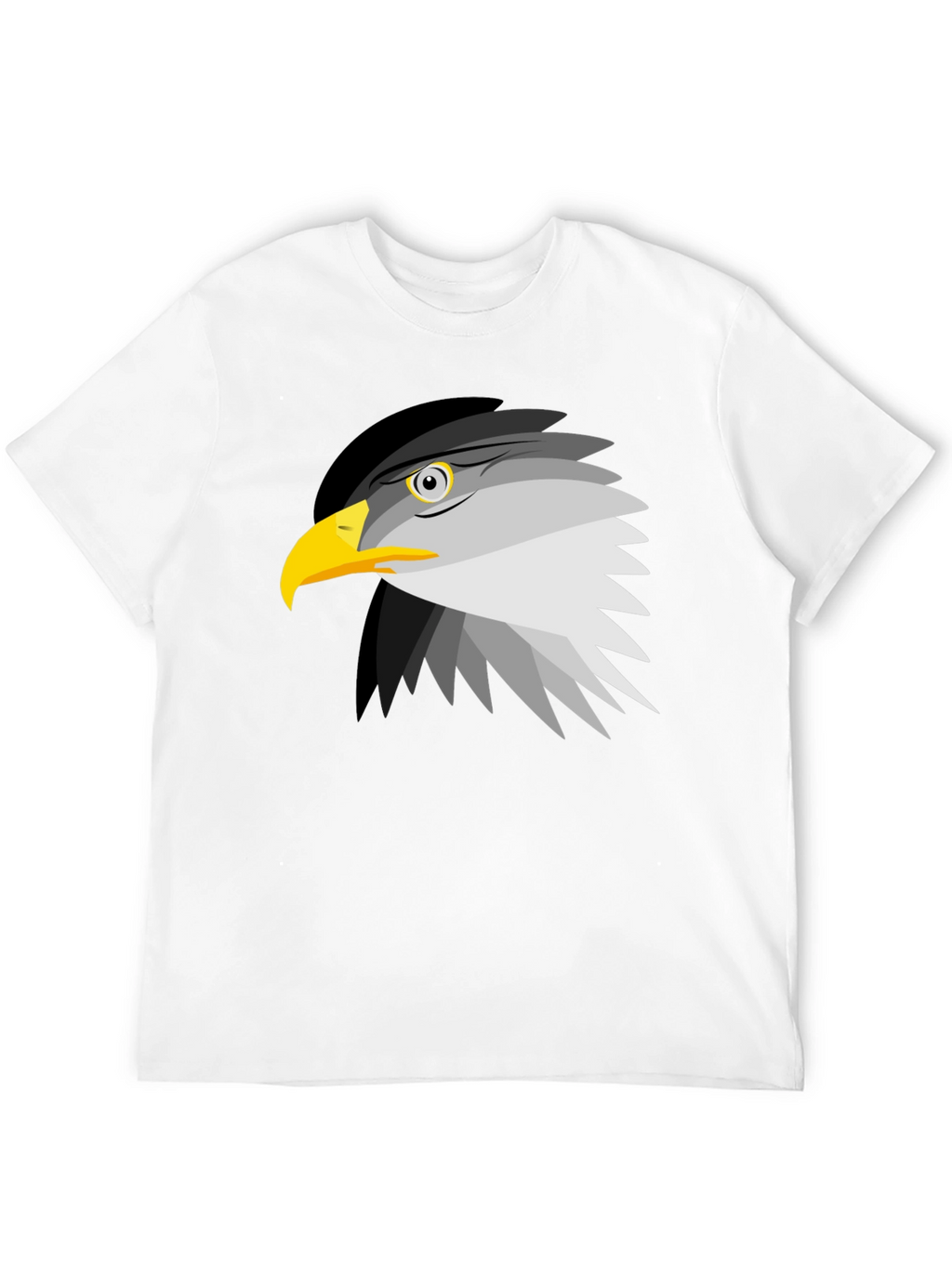 Eagle Graphic Tee - Black Cotton Blend