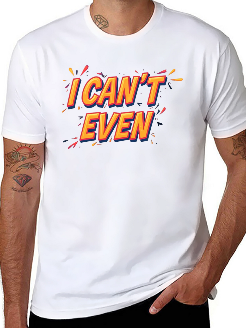I Cant Even Black T-Shirt Funny Graphic Tee