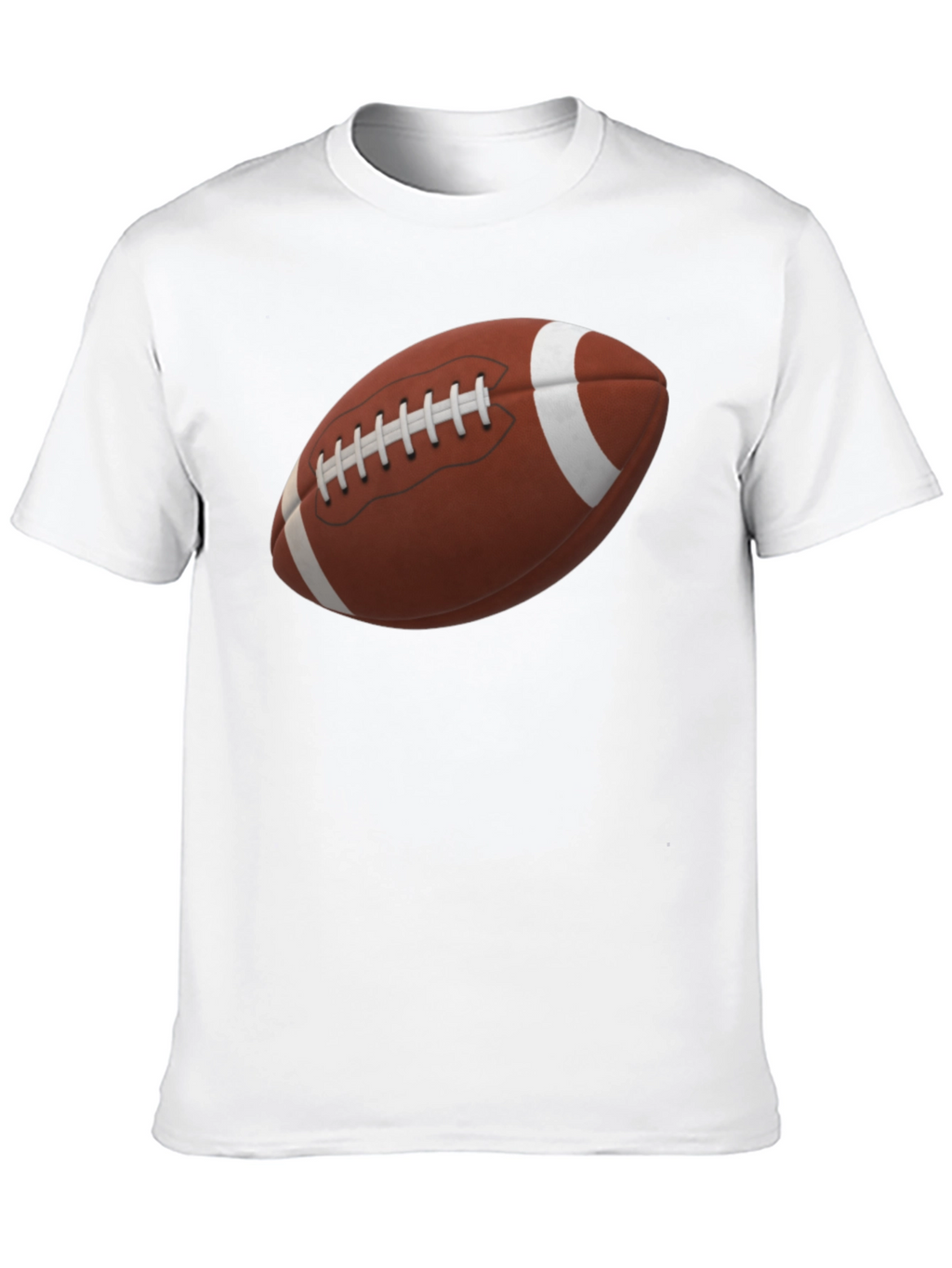 Football Graphic Tee - Black Cotton Shirt