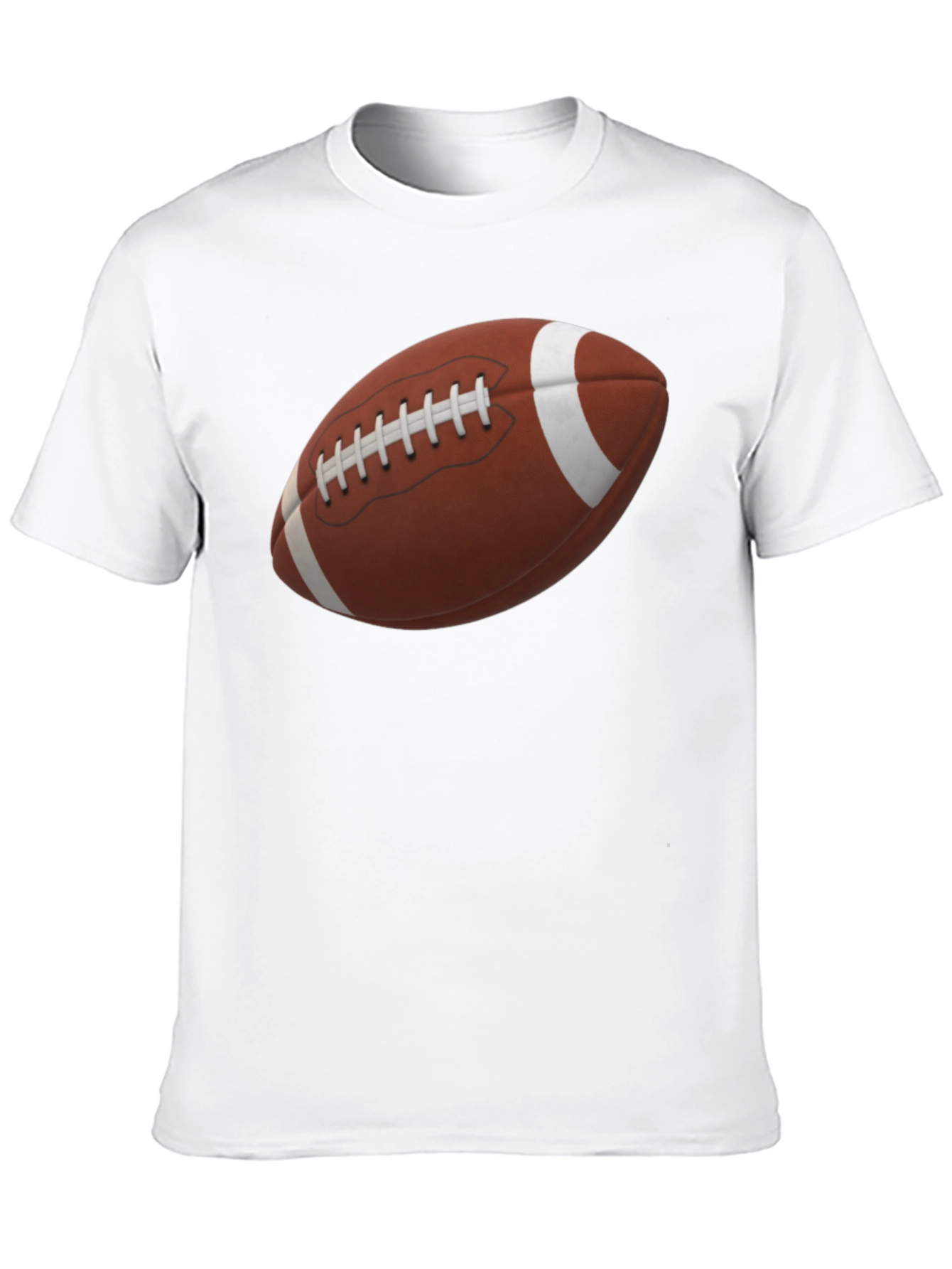 Football Graphic Tee - Black Cotton Shirt