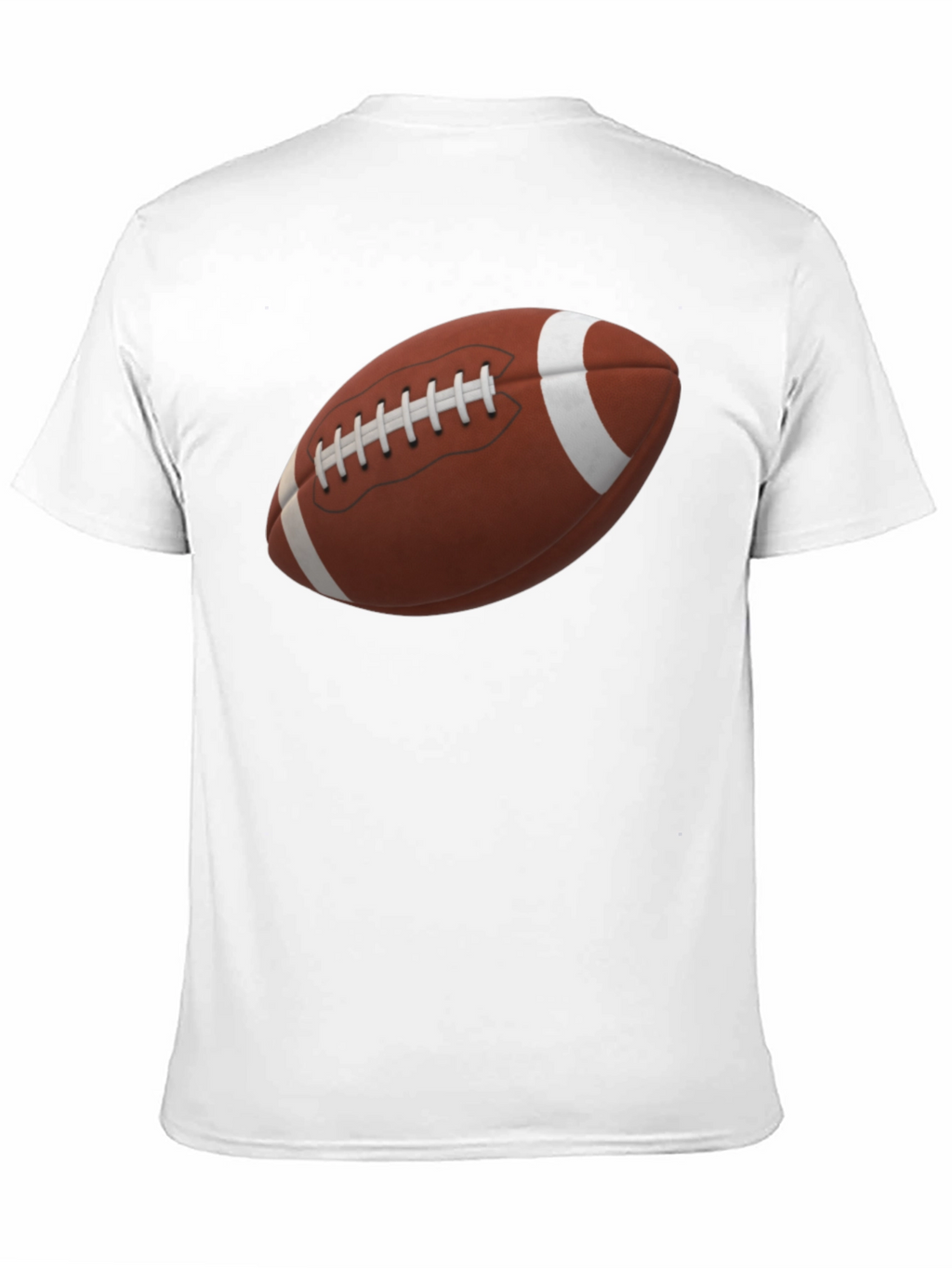 Football Graphic Tee - Black Cotton Shirt