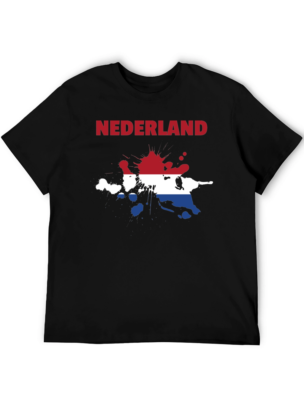 Netherlands Flag Splatter T-Shirt - Nederland Tee