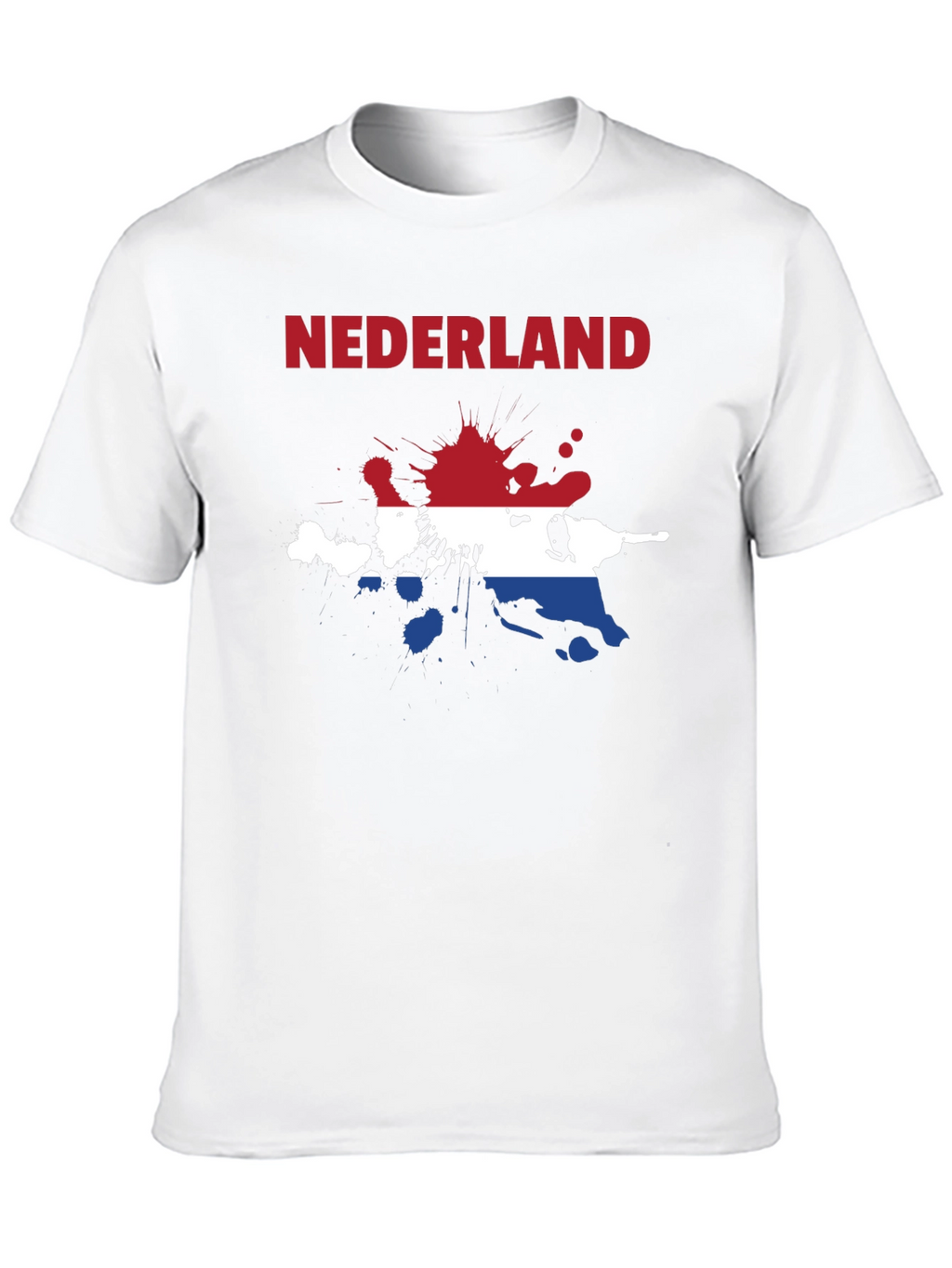 Netherlands Flag Splatter T-Shirt - Nederland Tee