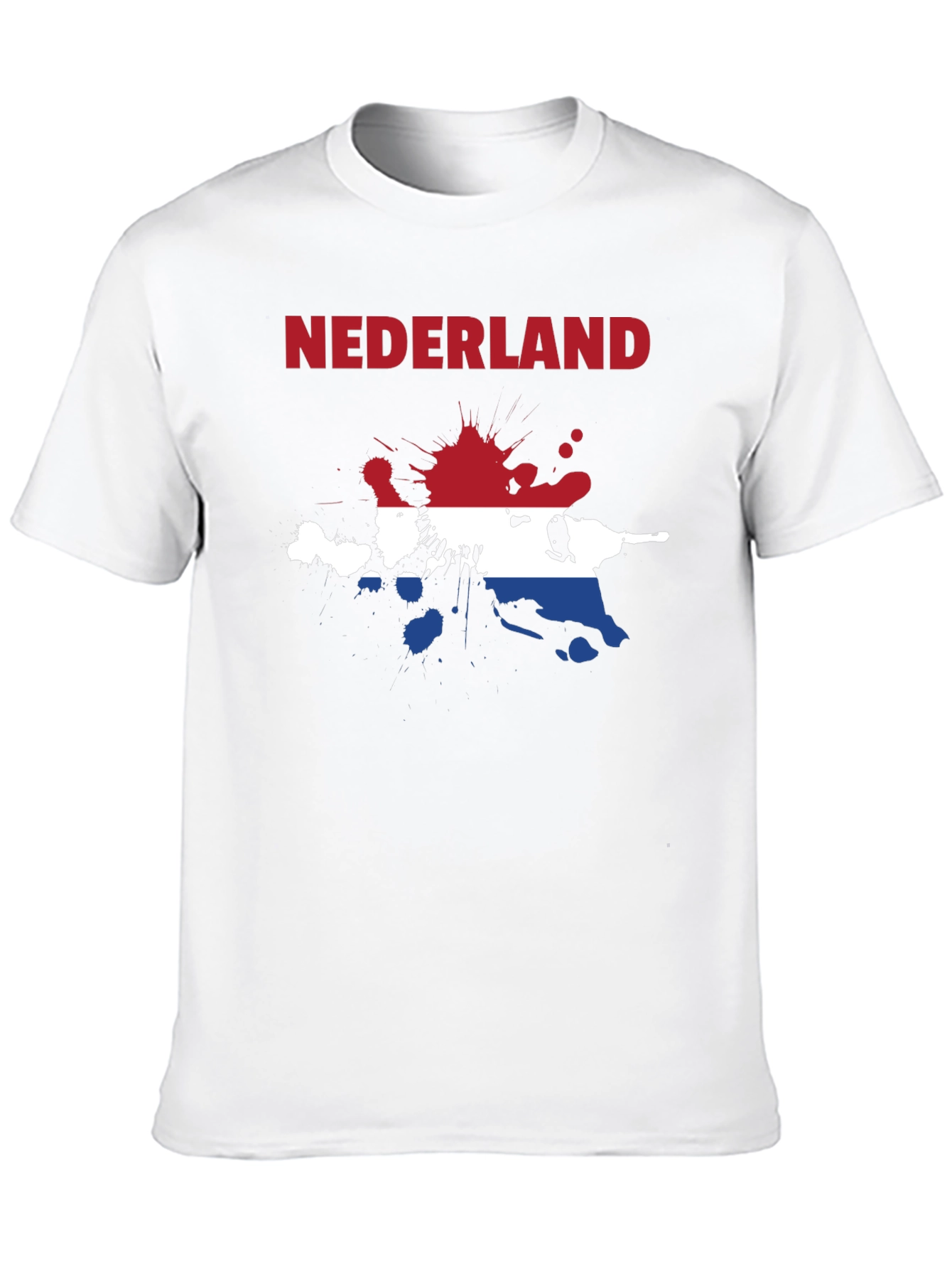 Netherlands Flag Splatter T-Shirt - Nederland Tee