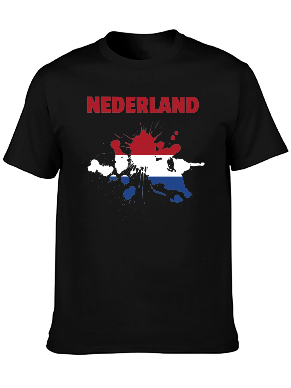 Netherlands Flag Splatter T-Shirt - Nederland Tee