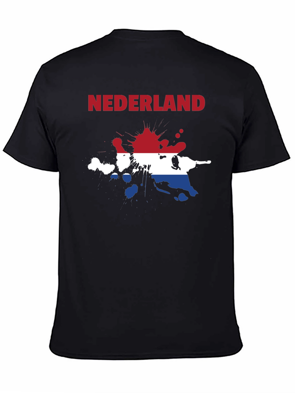Netherlands Flag Splatter T-Shirt - Nederland Tee