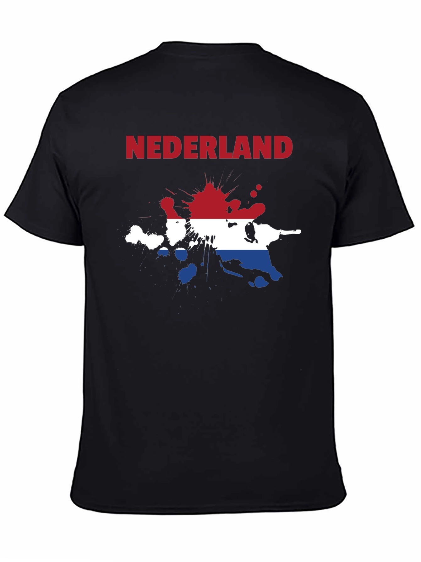 Netherlands Flag Splatter T-Shirt - Nederland Tee