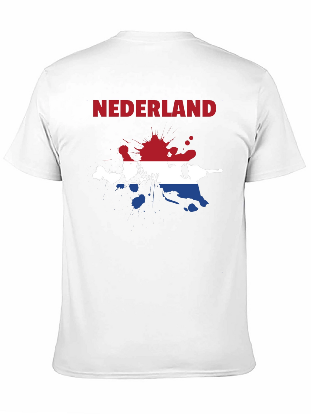 Netherlands Flag Splatter T-Shirt - Nederland Tee