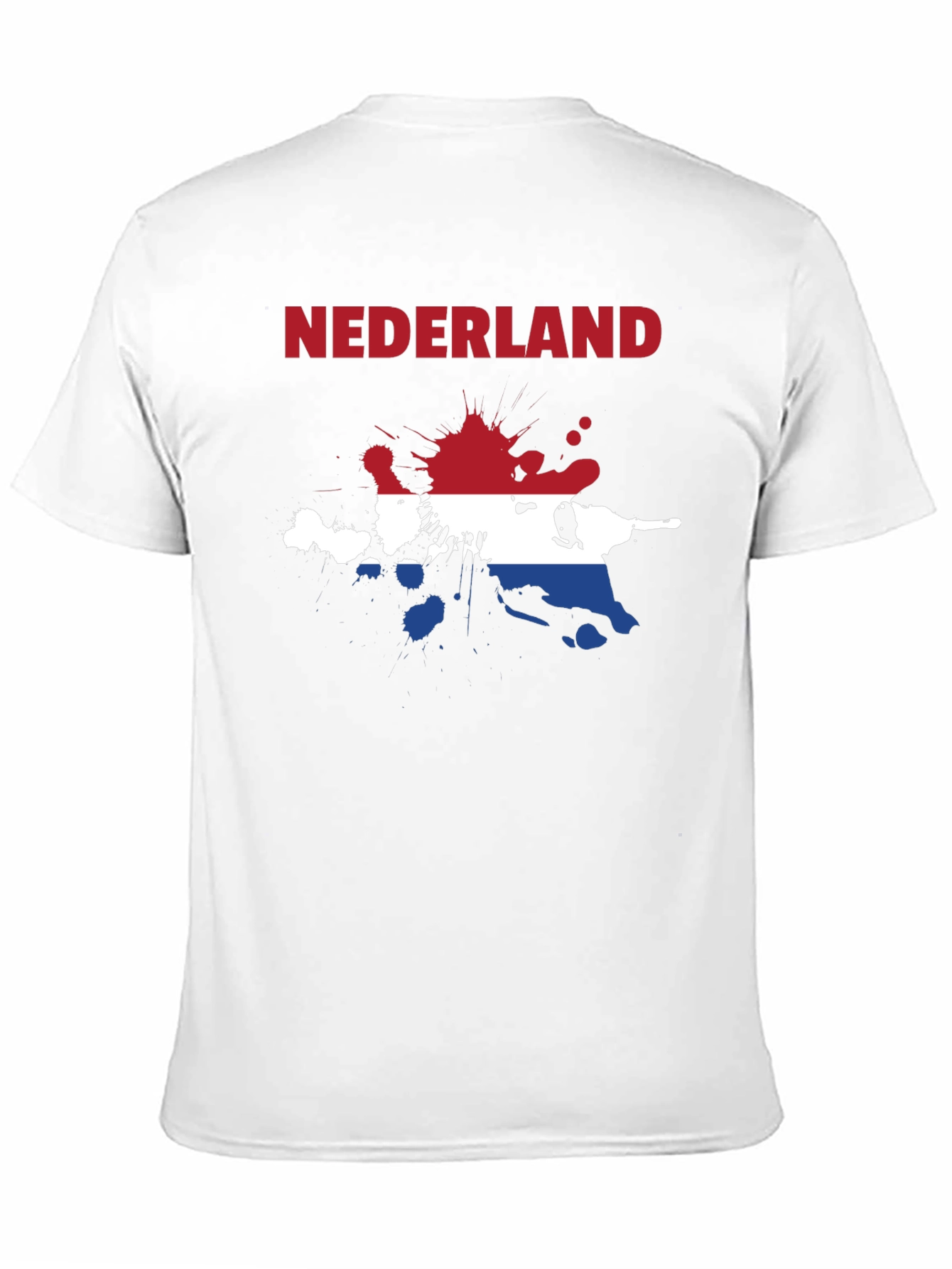 Netherlands Flag Splatter T-Shirt - Nederland Tee